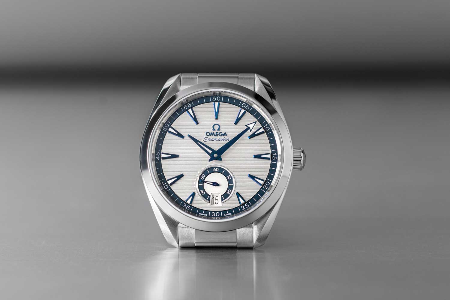 Aqua Terra 150m Co‑Axial Master Chronometer Small Seconds 41mm in stainless steel with silver dial (©Revolution)