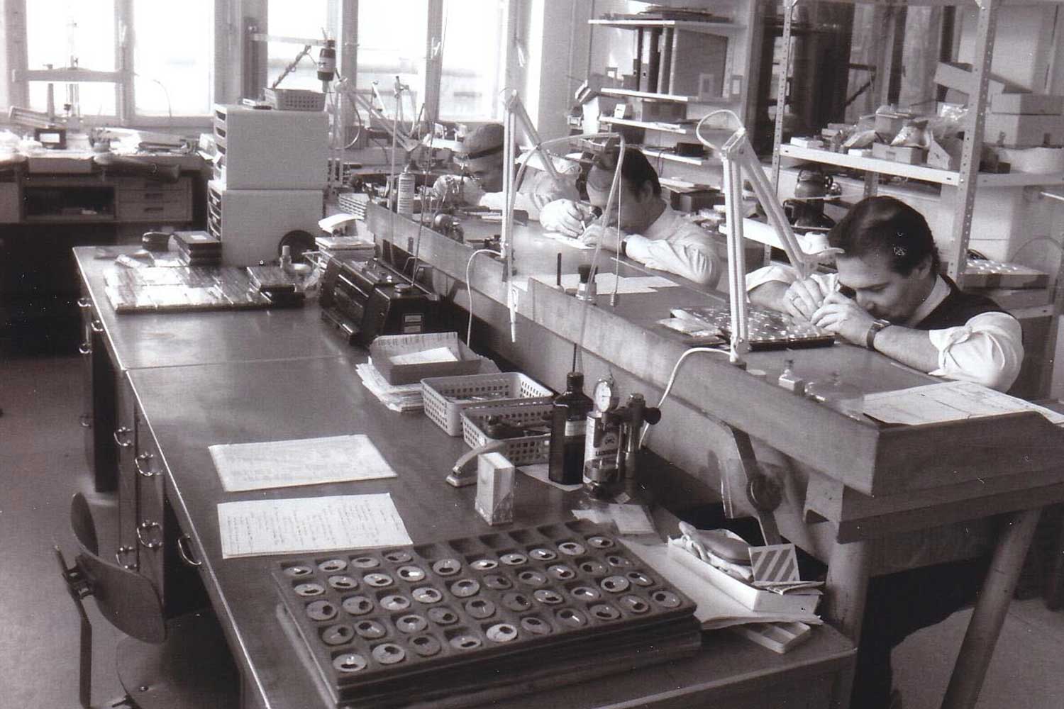 The Renaud et Papi workshop in 1989