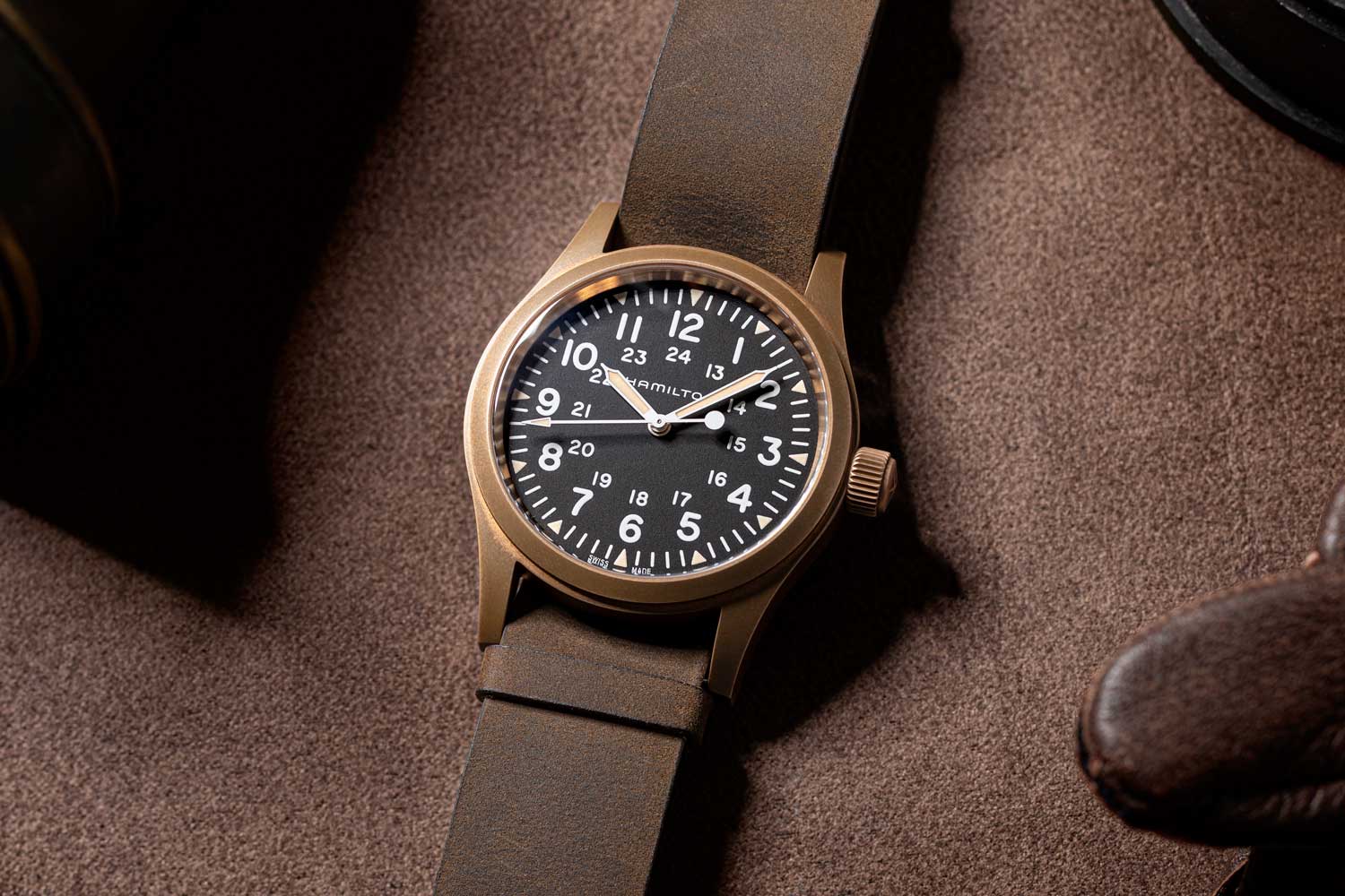 The Hamilton Khaki Field Mechanical 38mm collection is a direct descendant of the military watches of the 1960s, albeit with some welcome modern twists. (©Revolution)