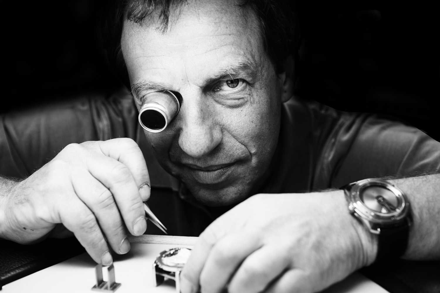 Master watchmaker and co-founder of De Bethune, Denis Flageollet