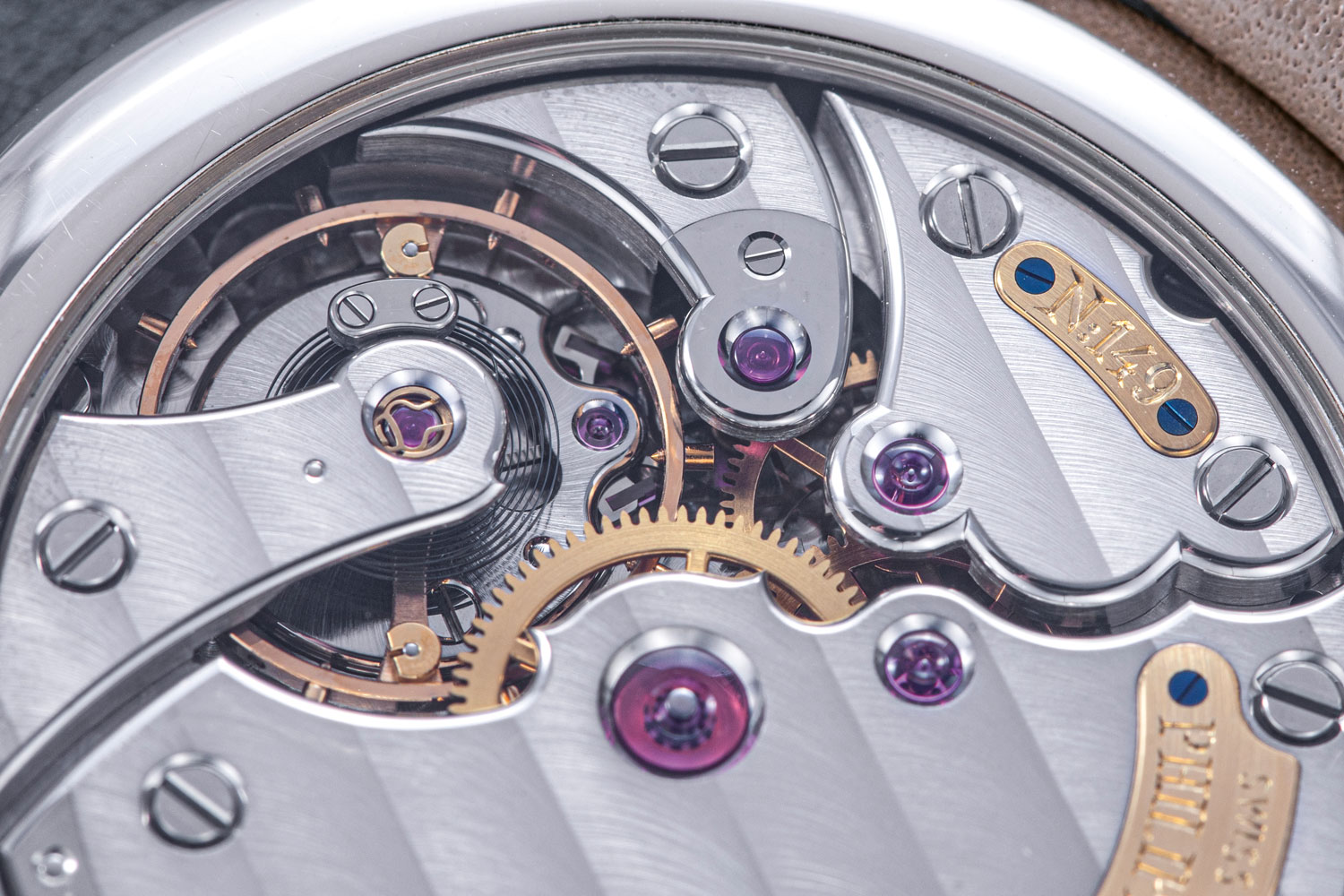 The impeccably finished movement of the watch with sharp inward and outward angles.(Image :The Hour Glass)