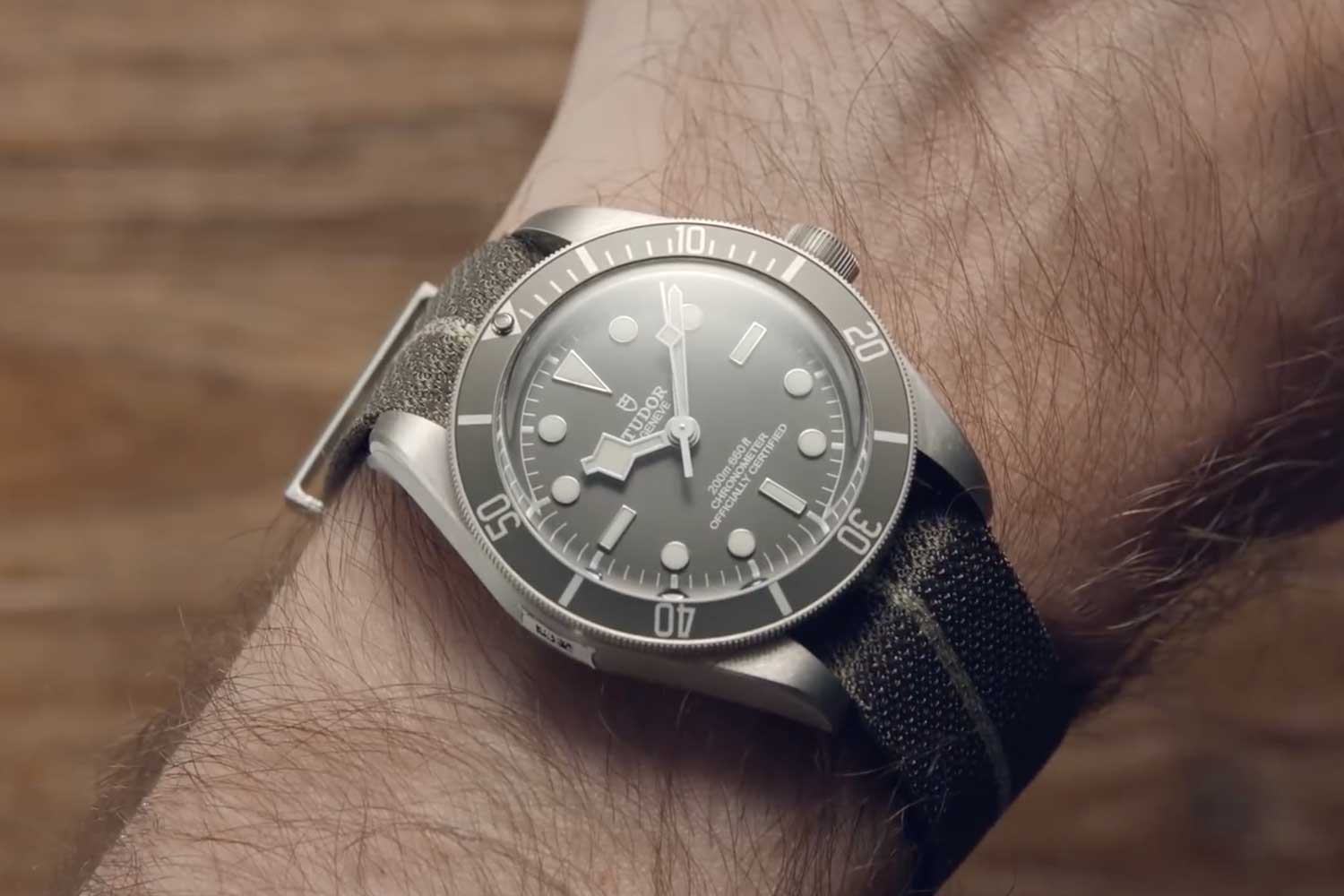 The Tudor Black Bay Fifty-Eight 925 is made in sterling 925 silver.