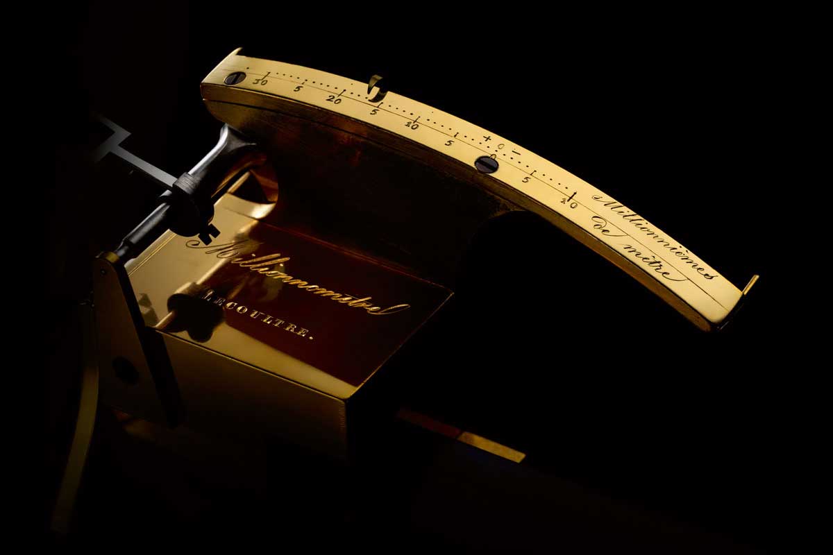 Antoine LeCoultre’s Millionometre was the first accurate measuring tool that could measure mechanical components to the thousandth of a millimeter.
