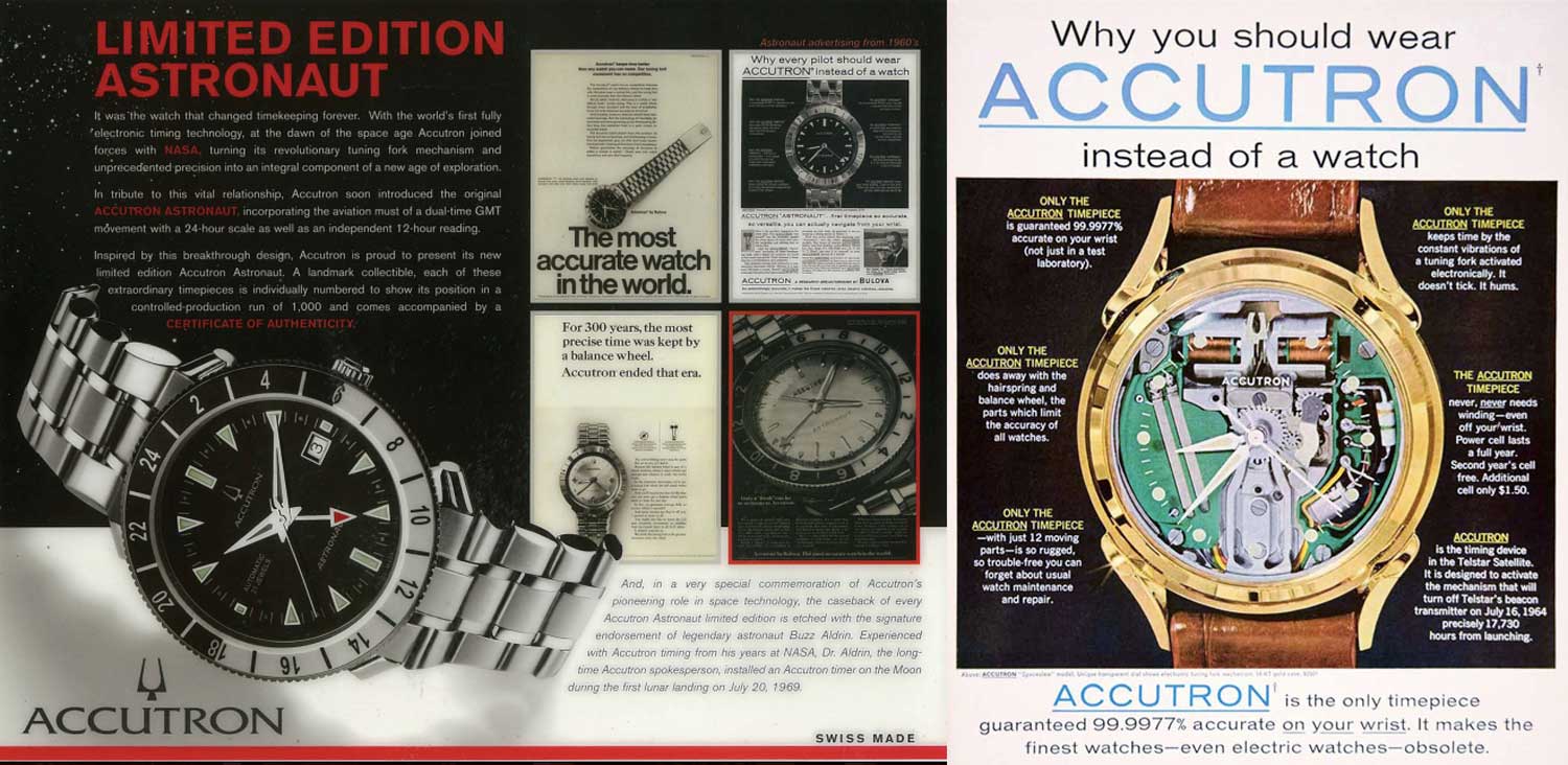 Old advertisements for Accutron
