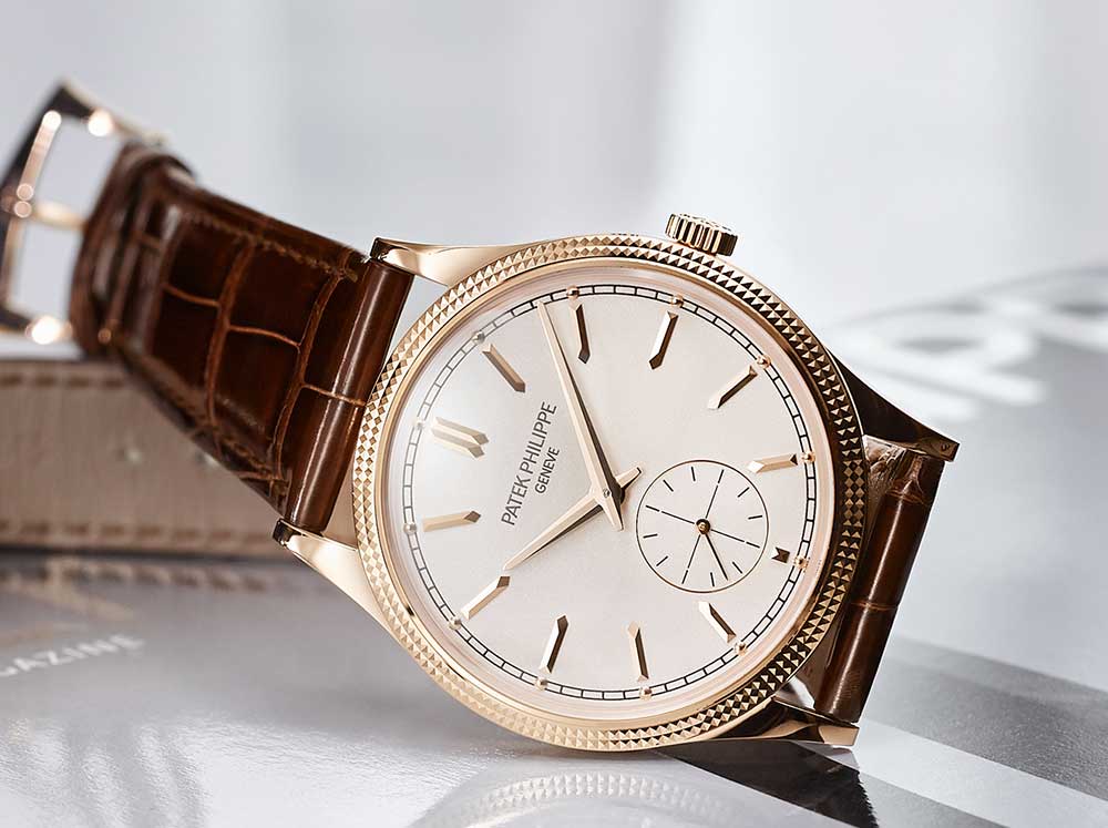Patek Philippe Ref. 6119R Calatrava "Clous de Paris" with a silvery grained dial