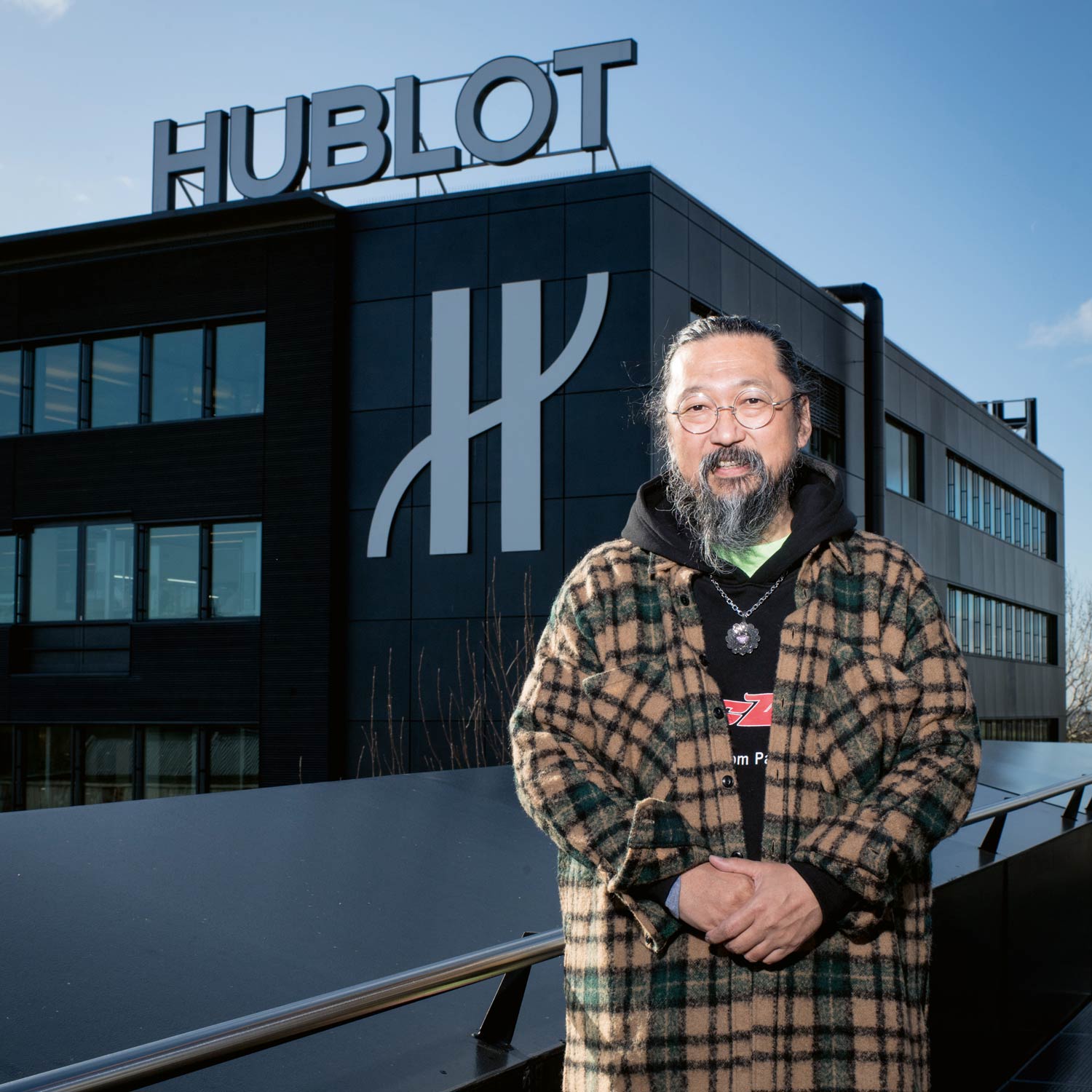Japanese artist Takashi Murakami visits Hublot manufacture