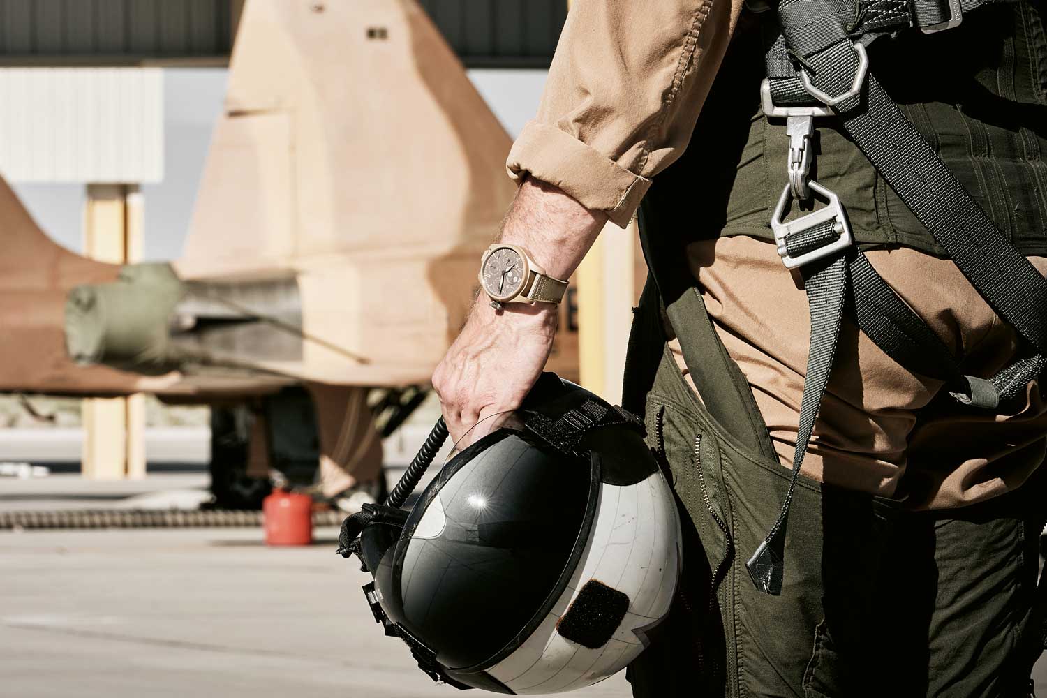 The IWC Big Pilot line sees a new iteration this year in the Perpetual Calendar TOP GUN Edition “Mojave Desert”. With a case size of 46.5mm, it is the ultimate Pilot's Watch