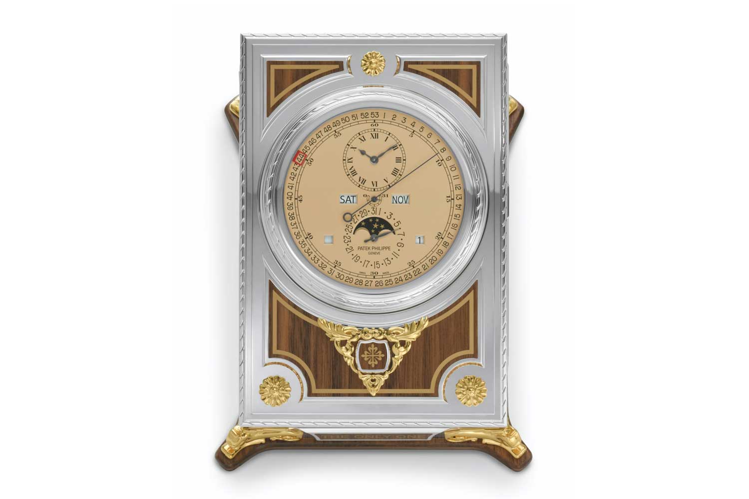 Patek Philippe Complicated desk clock - Ref. 27001M-001 for Only Watch 2021 (Image: Christie’s)