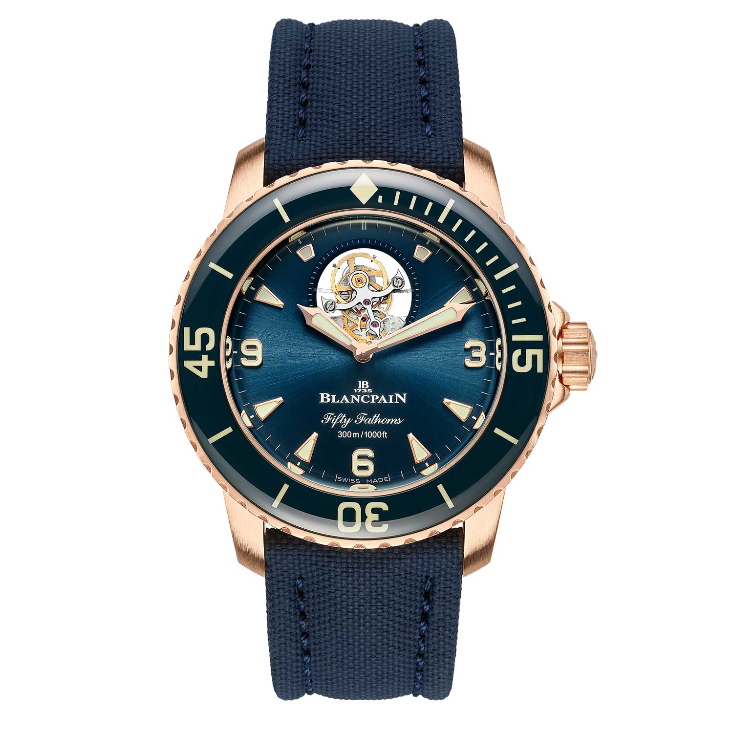 Blancpain Fifty Fathoms Tourbillon 8 Jours in 18K Red Gold