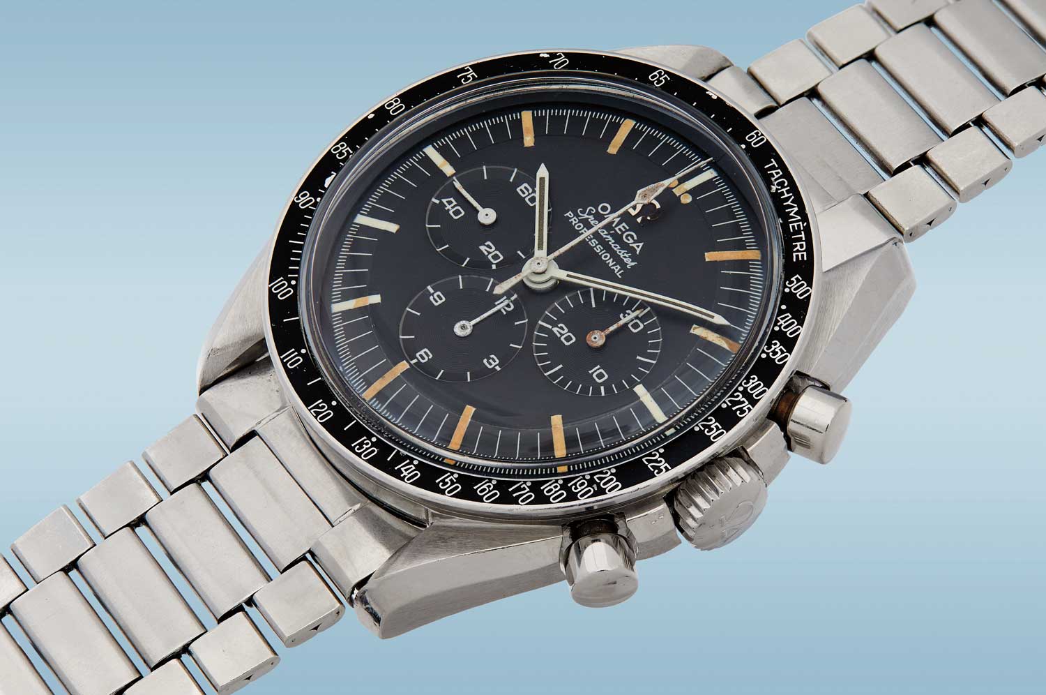 Ralph Ellison's Speedmaster 145.012, offered for auction with Phillips Watches at their 2021 December sale in New York (Image: Phillips.com)