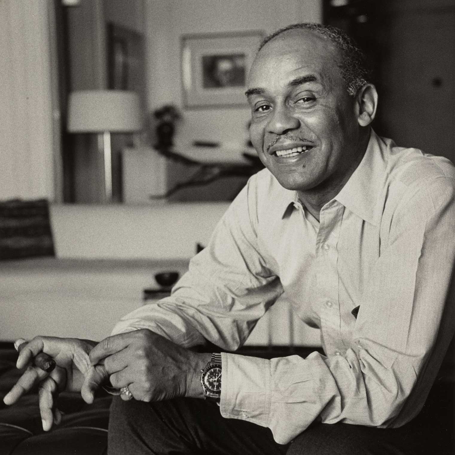 Ralph W. Ellison, 20th century American writer and scholar best known for his renowned, award-winning novel 'Invisible Man.' (Image: © NANCY CRAMPTON. RALPH ELLISON PAPERS, PRINTS & PHOTOGRAPHS DIVISION, LIBRARY OF CONGRESS)