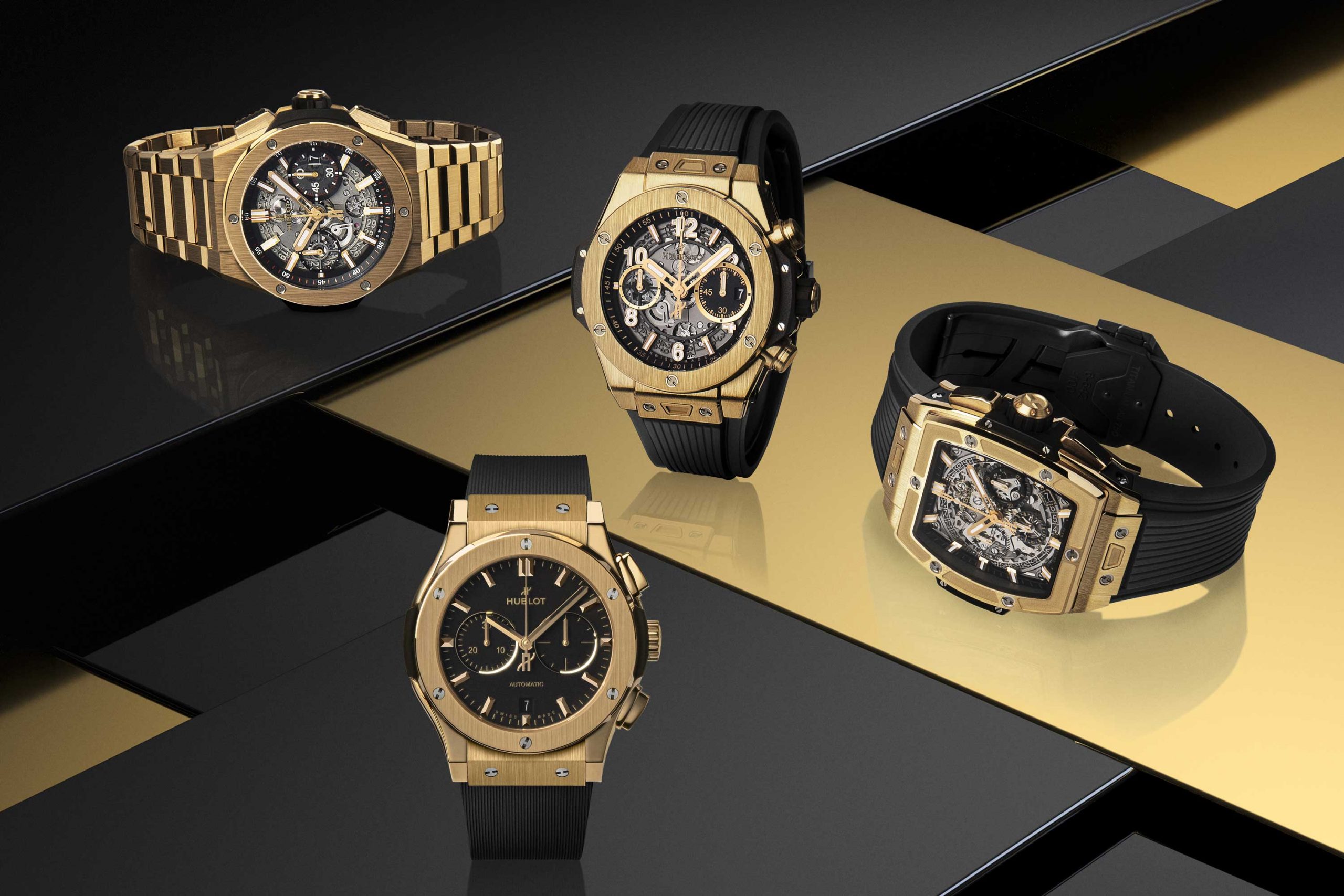 Hublot releases a six-watch collection in yellow gold to celebrate the milestones it has crossed in its 40 plus year history