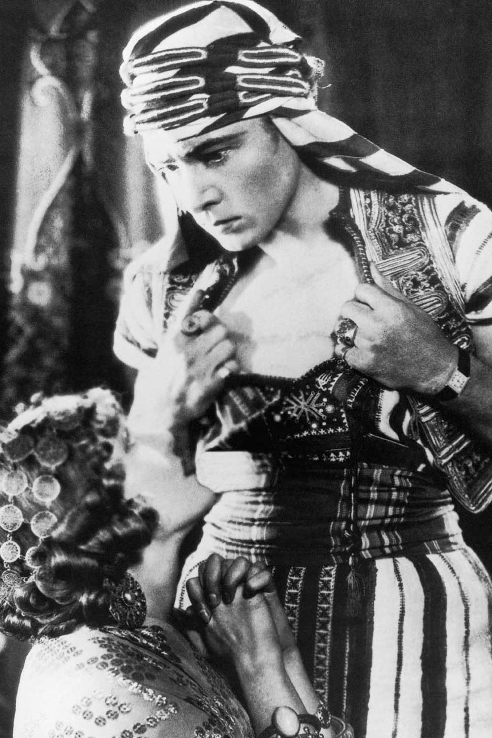 Rudolph Valentino wearing a Tank in 1926’s film The Son of the Sheik