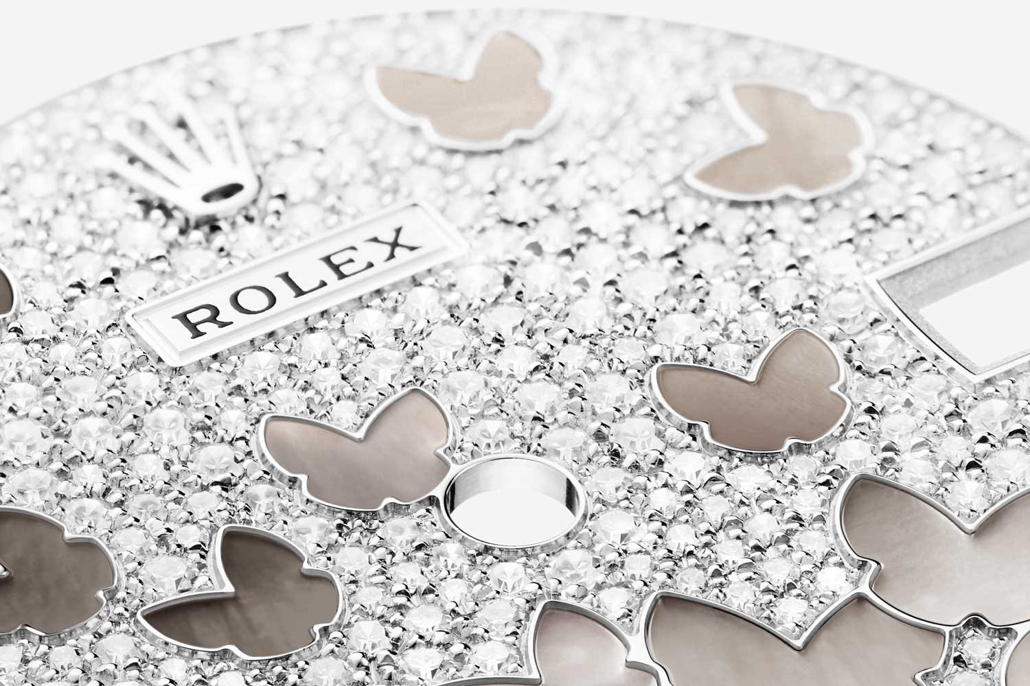 The exquisite art of gem-setting — Rolex dials are paved using only the very finest diamonds