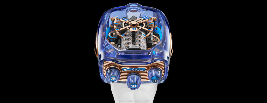 Introducing Jacob & Co Bugatti Chiron Tourbillon Blue Sapphire Crystal Unique Piece