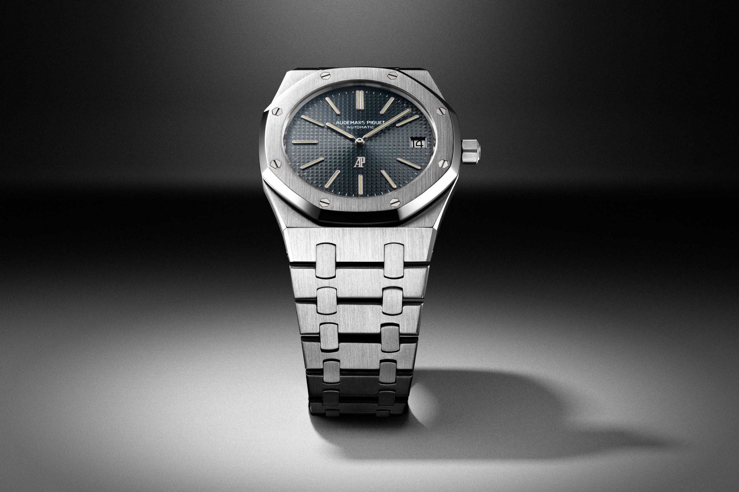 The 1972 Audemars Piguet Royal Oak Ref. 5402ST; the instance pictured here is case no. A 26 and part of the AP Heritage Collection (Inv. 365)