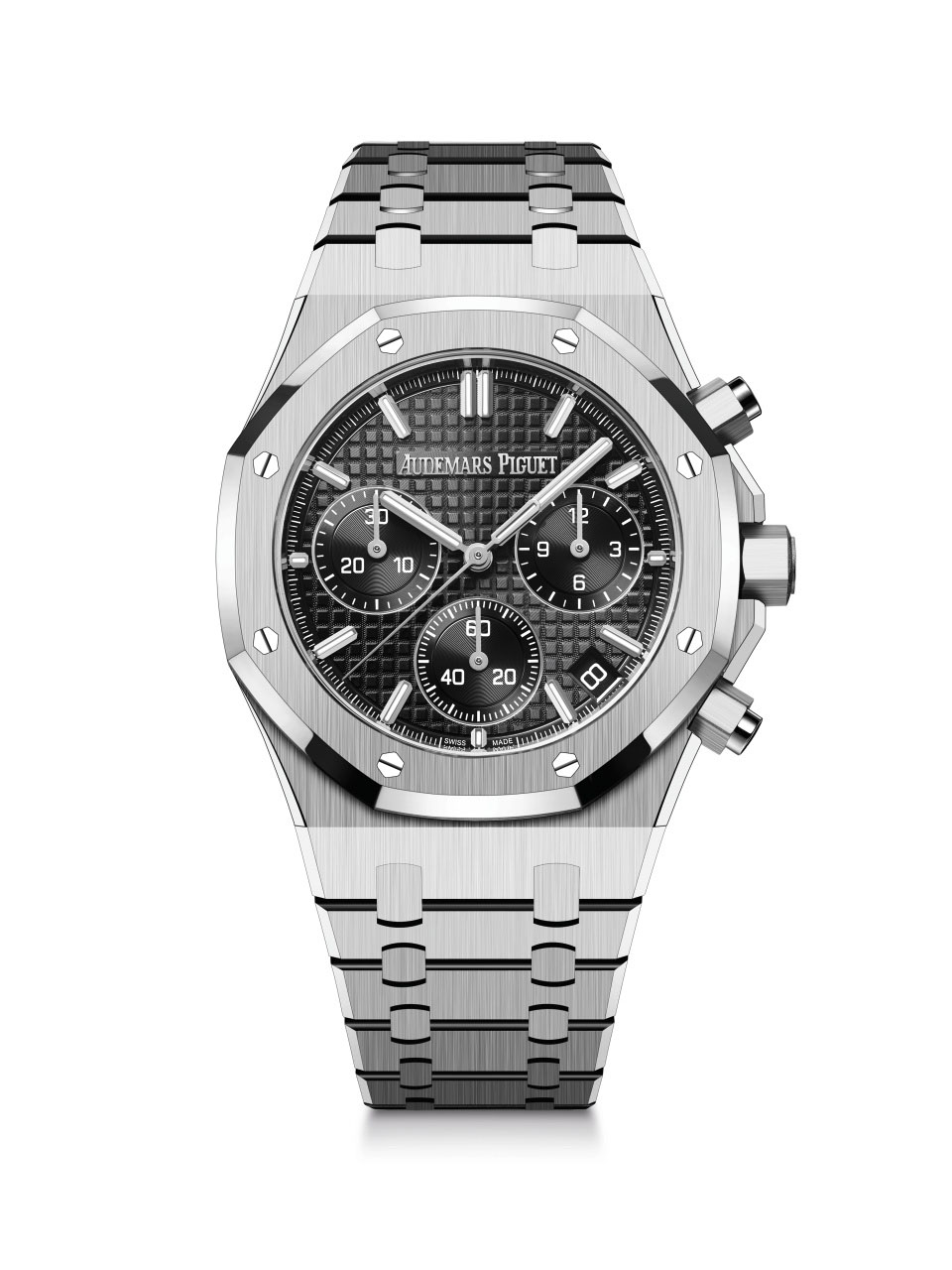 Royal Oak Selfwinding Chronograph / 41mm; stainless steel case with black dial (26240ST.OO.1320ST.02)