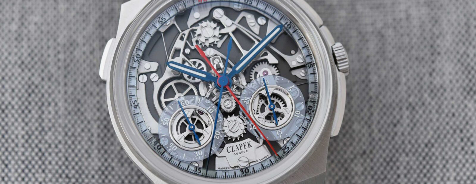 Split Second Timing – The Czapek Antarctique Rattrapante Ice Blue
