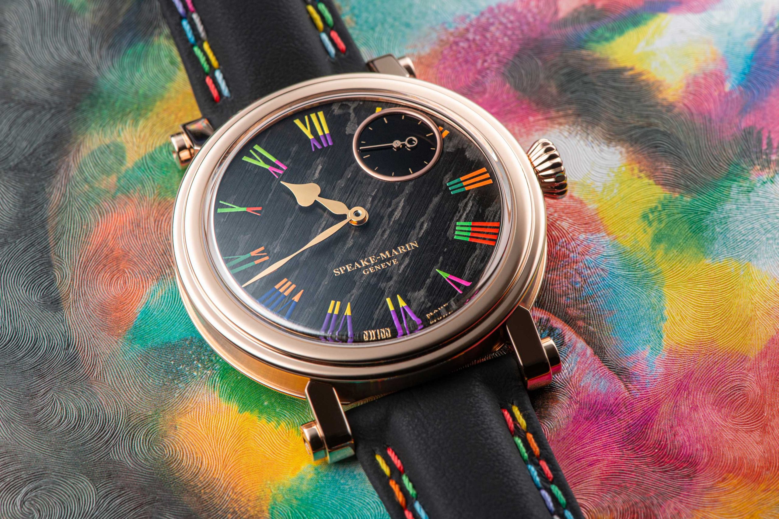Despite its colorful proposal, the new Tutti Frutti by Speake-Marin adheres to the British firm's rigorous technical and aesthetic horological standards.
