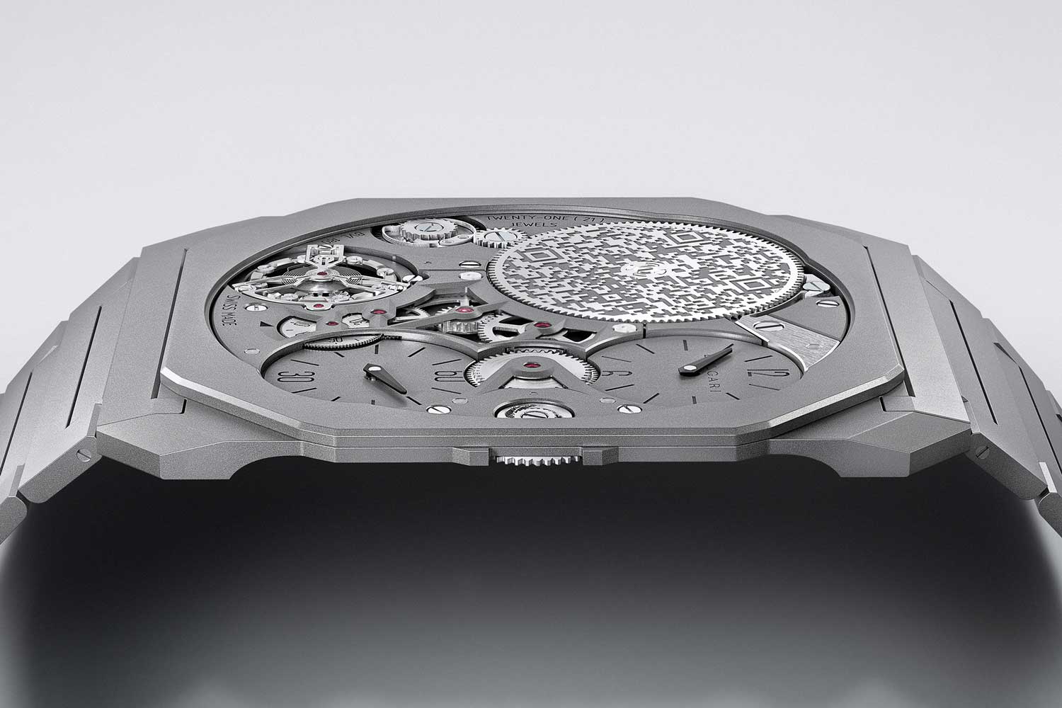1.8mm thickness means the dial and movement are practically on the same plane