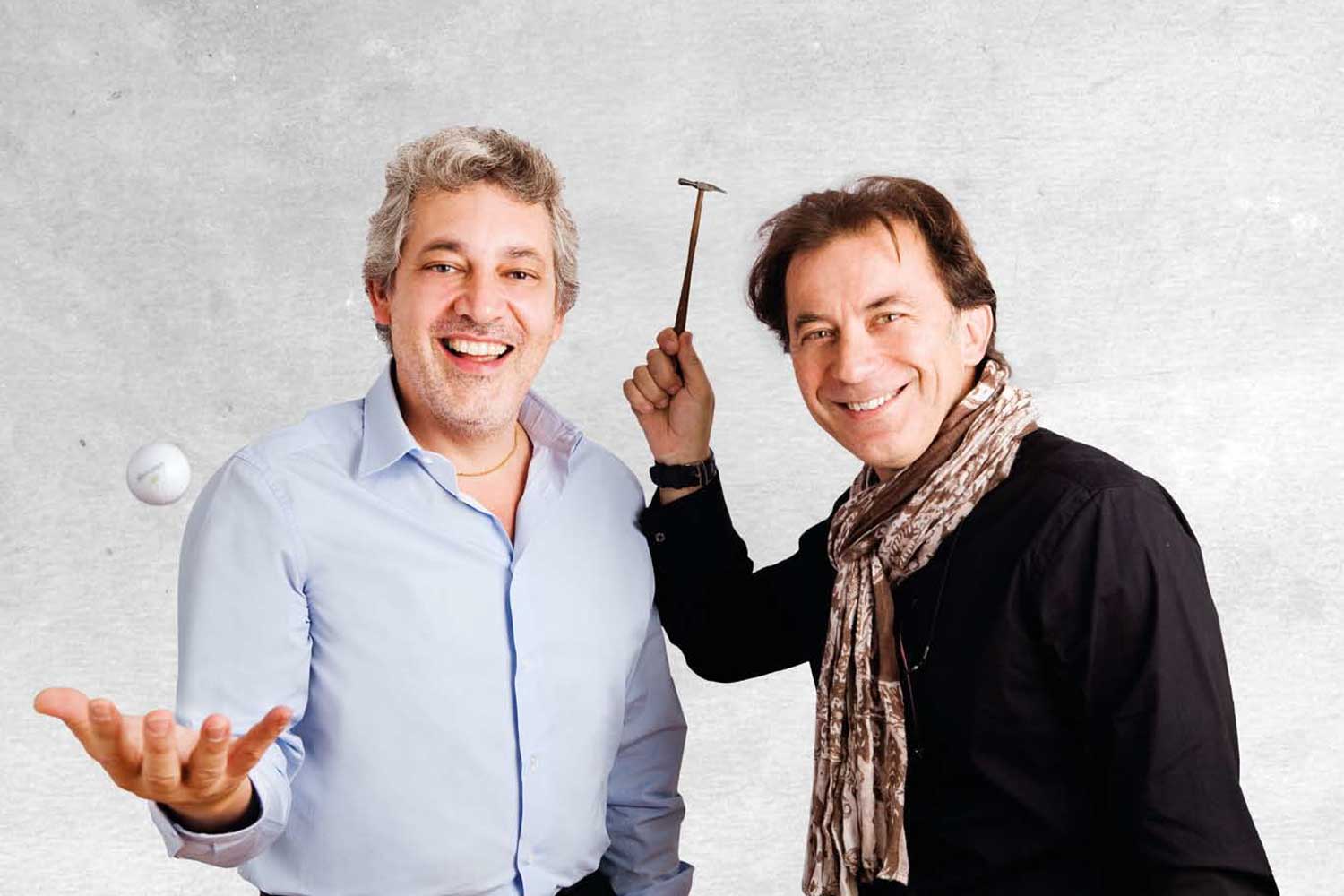 Michel Navas and Enrico Barbasini