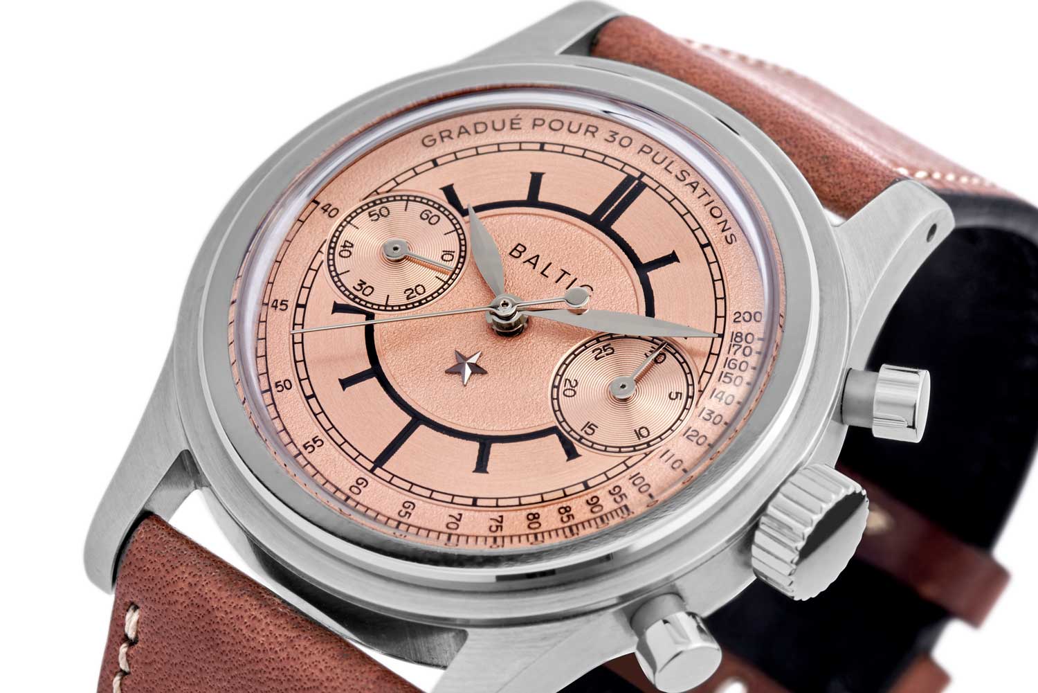 The Baltic Bicompax Pulso for Revolution & The Rake is a limited edition of 250 pieces that is now sold out (© Revolution)