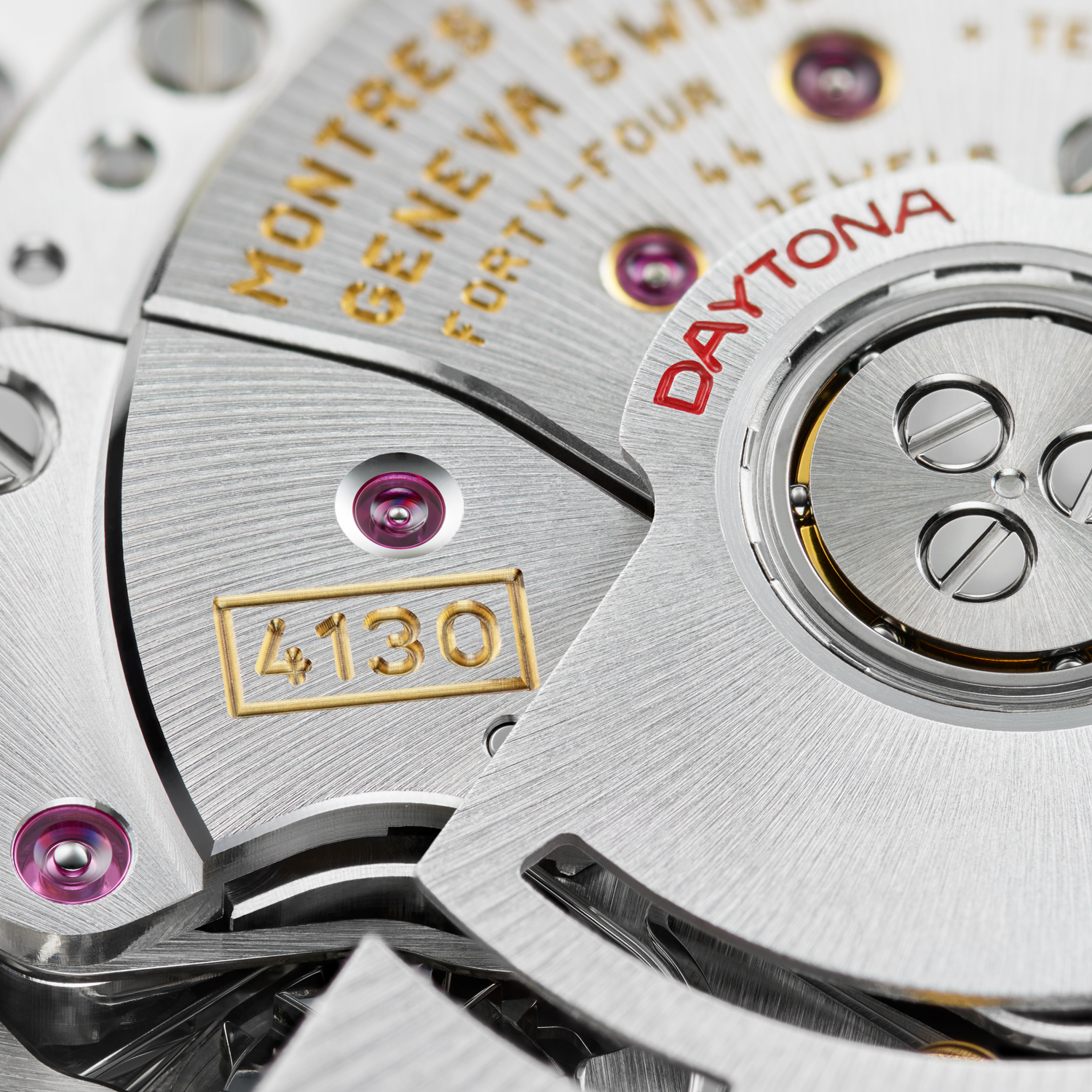 Before the release of the caliber 3235 in 2015, the 4130 was the only movement from Rolex that used ball bearings in the oscillating weight. (Image: Rolex)