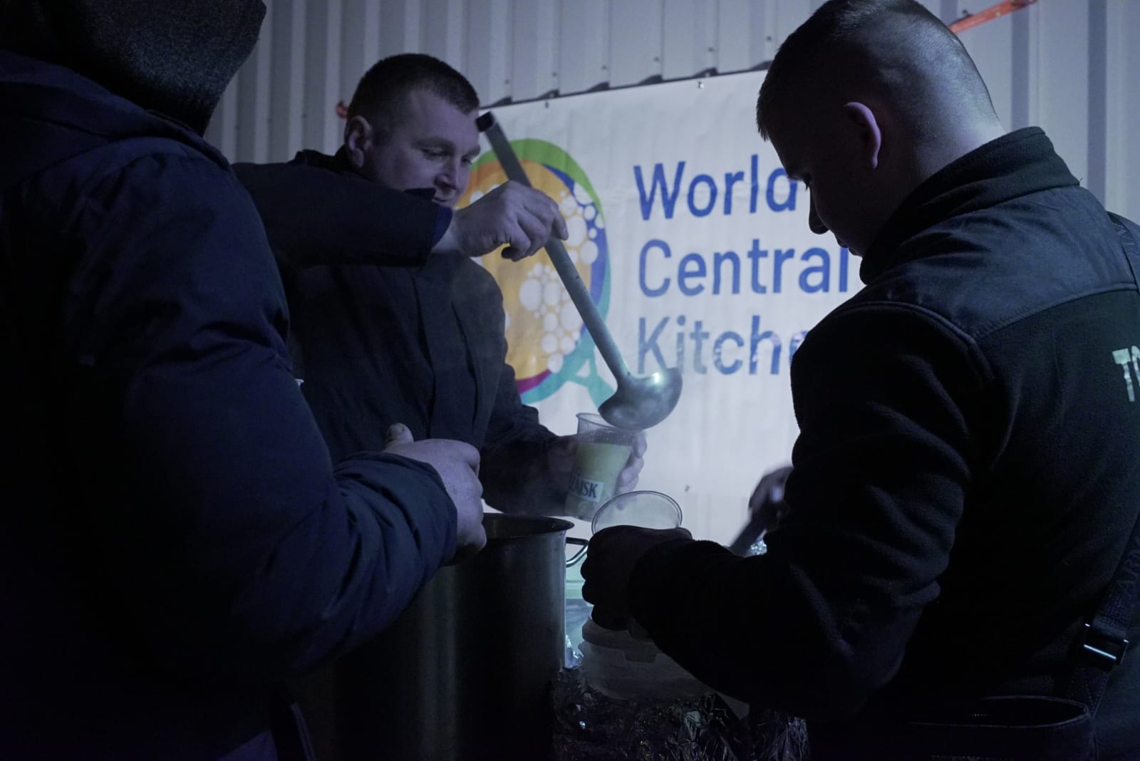 World Central Kitchen’s Chefs for Ukraine, at Poland’s border with Ukraine in the village of Medyka