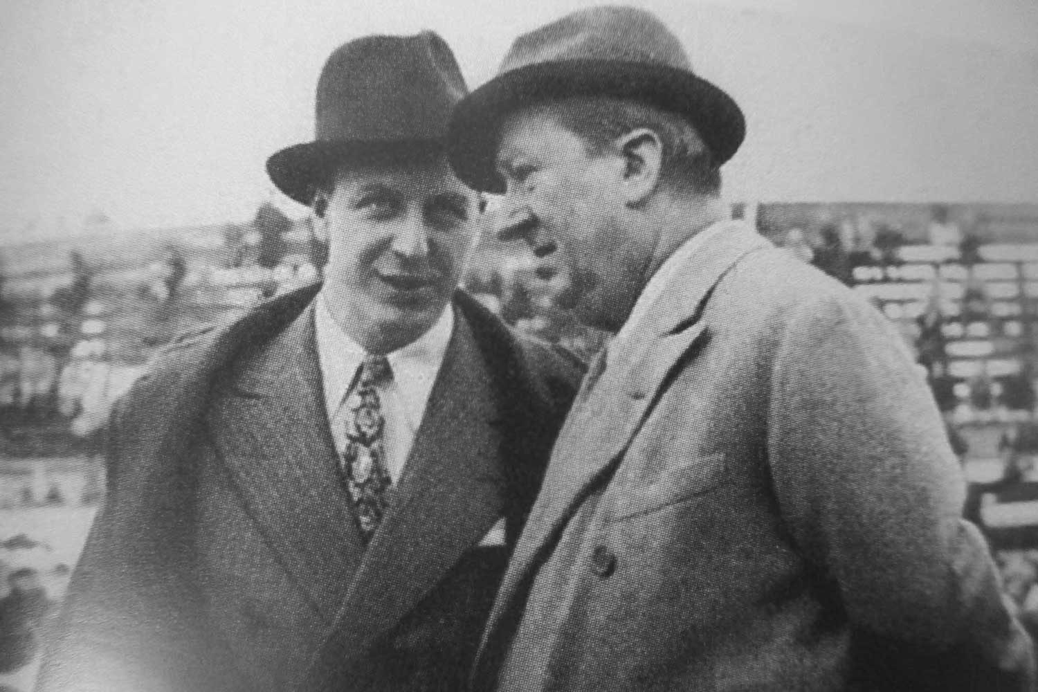 Ettore Bugatti and his son, Jean Bugatti