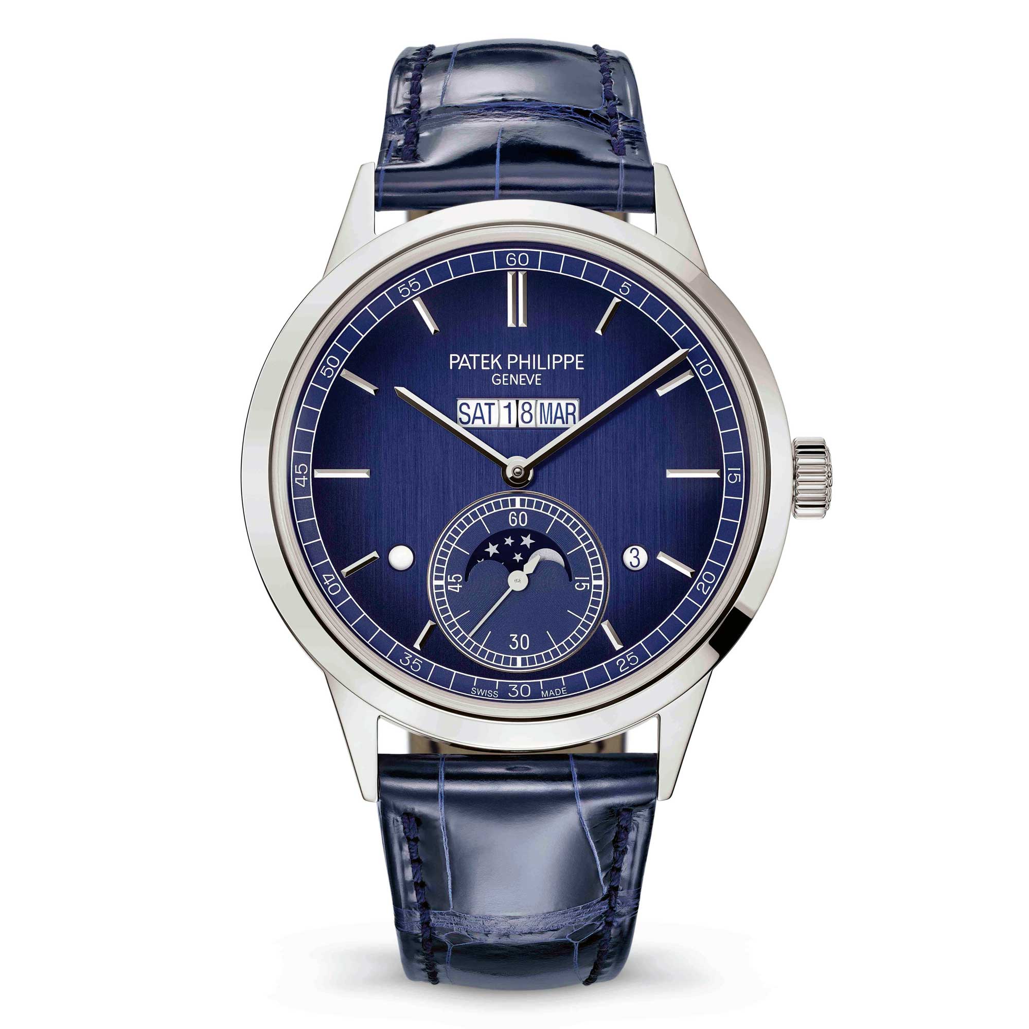 Also launched in 2021, the world’s first in-line perpetual calendar wristwatch Ref. 5236