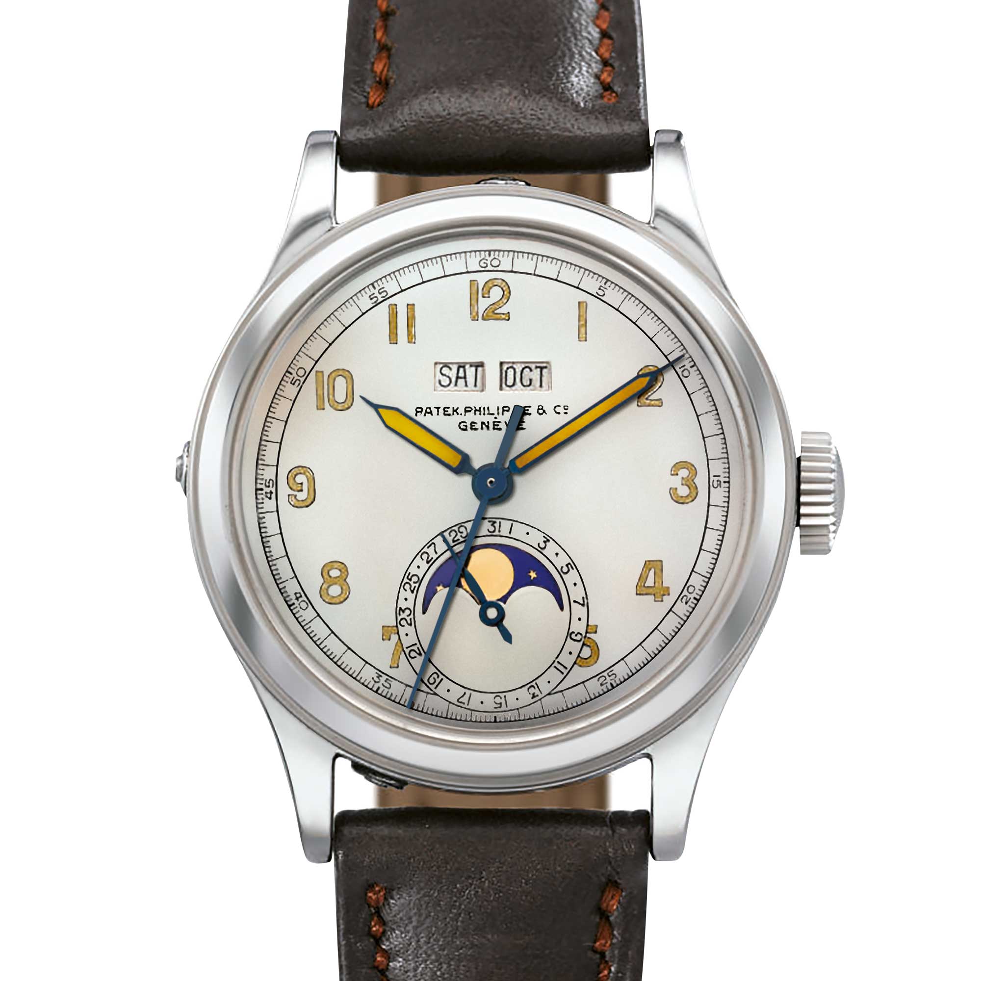 Ref. 1591 was a waterproof watch, reportedly created in 1944 for a maharaja who enjoyed the sports lifestyle