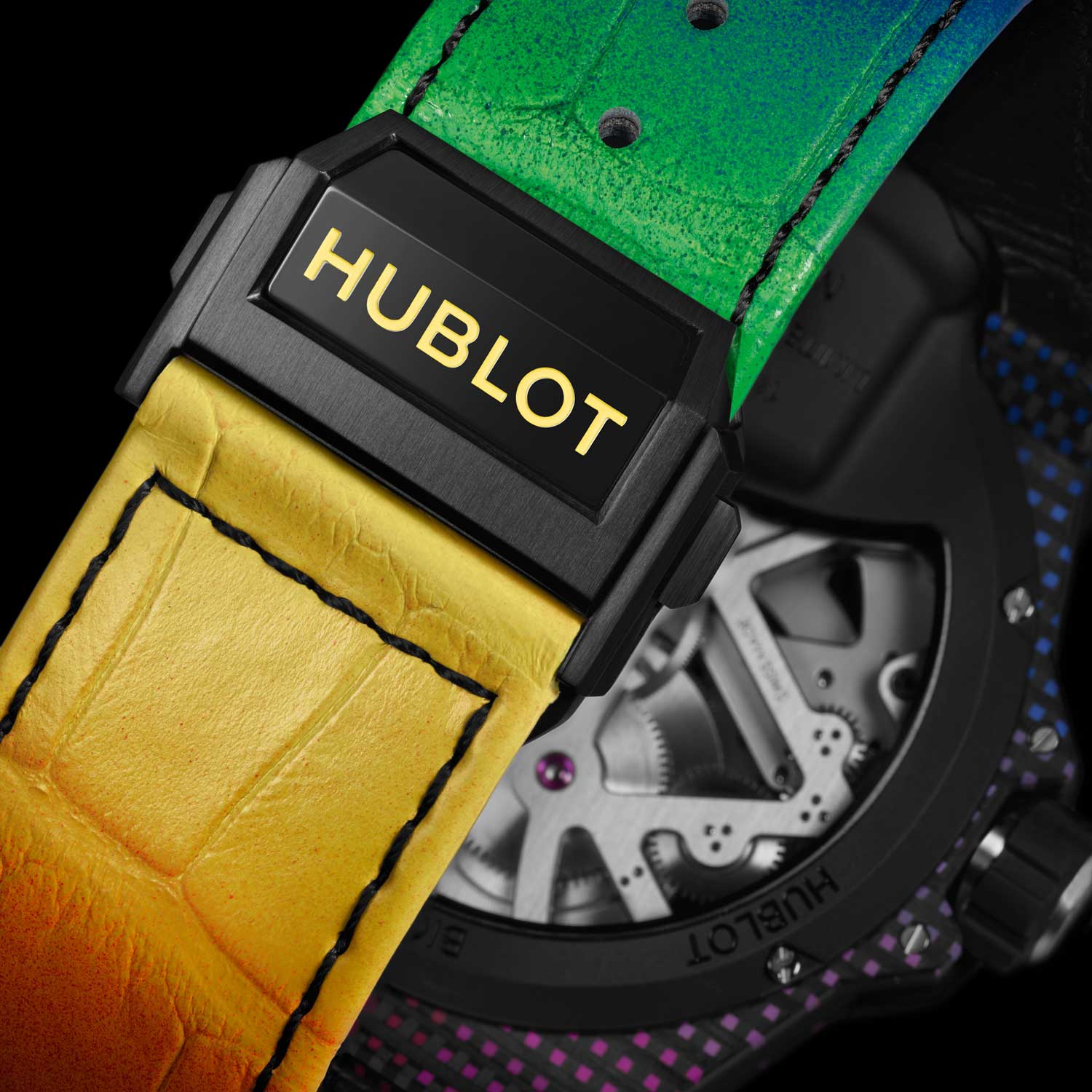 Hublot MP-09 Tourbillon Bi-Axis 5-Day Power Reserve in Rainbow 3D Carbon