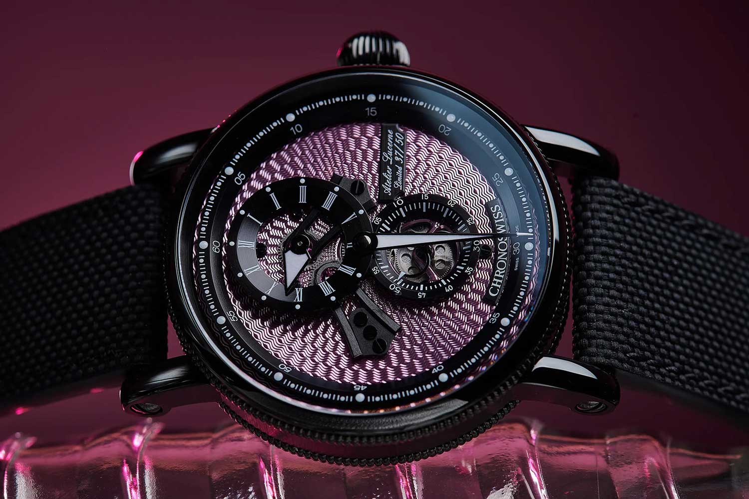 The Chronoswiss Flying Regulator Open Gear “Pink Panther”
