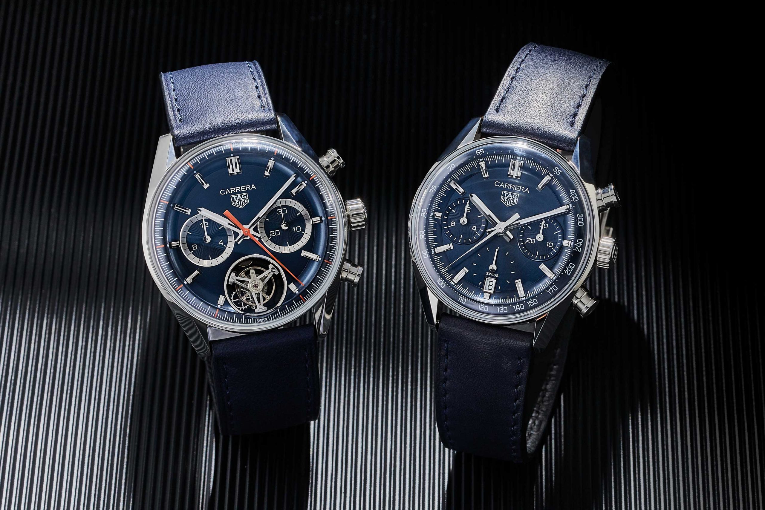 The new face of the TAG Heuer Carrera, in tourbillon and chronograph versions