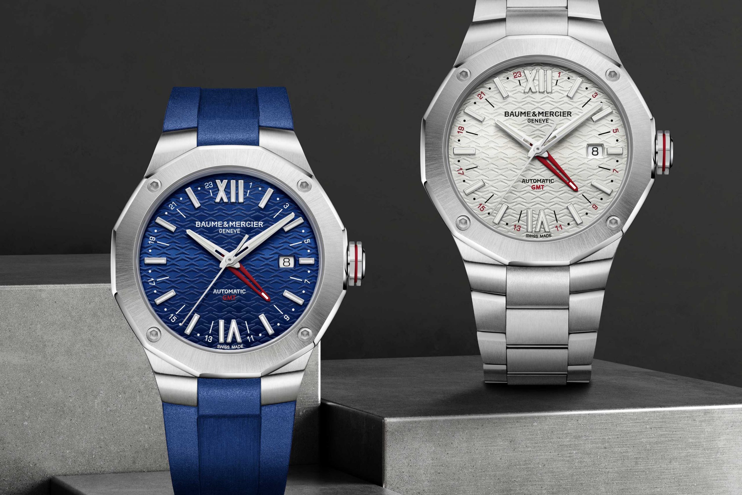 Baume & Mercier Riviera GMT M0A10659 and M0A10658