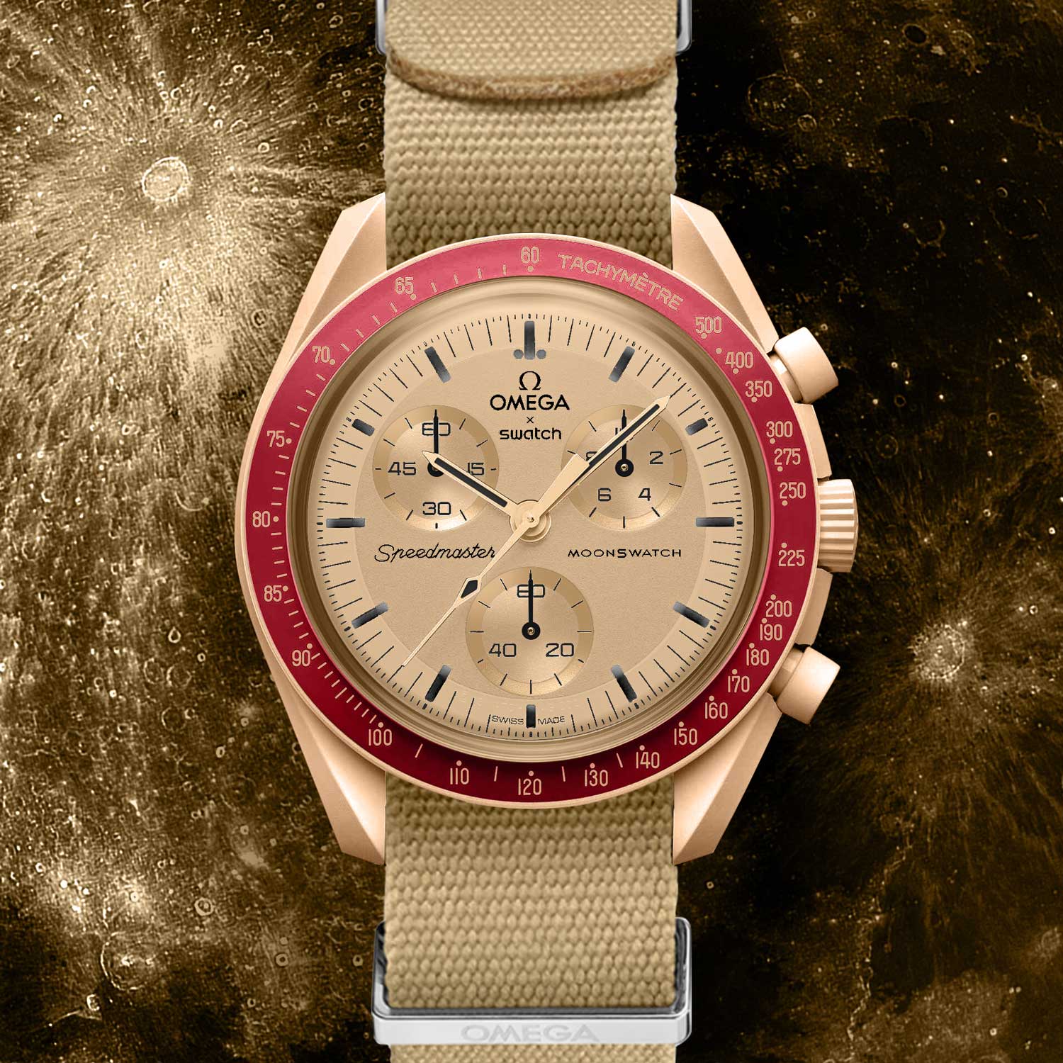 Moonswatch 'Mission to Moonshine Gold' Apollo 11 Anniversary Edition