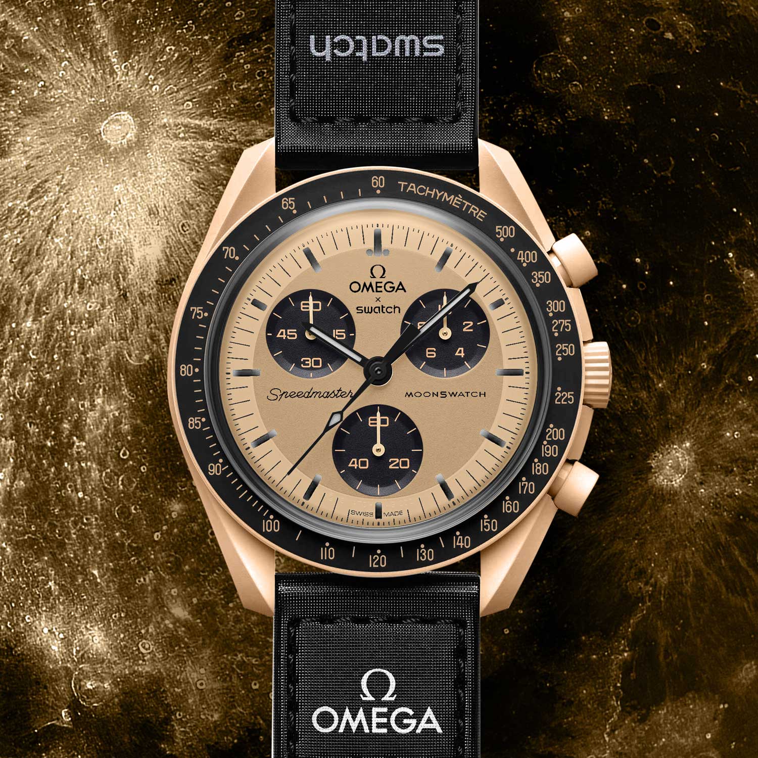 OMEGA×Swatch Mission to Moonshine gold 2022最新のスタイル - elsahariano.com
