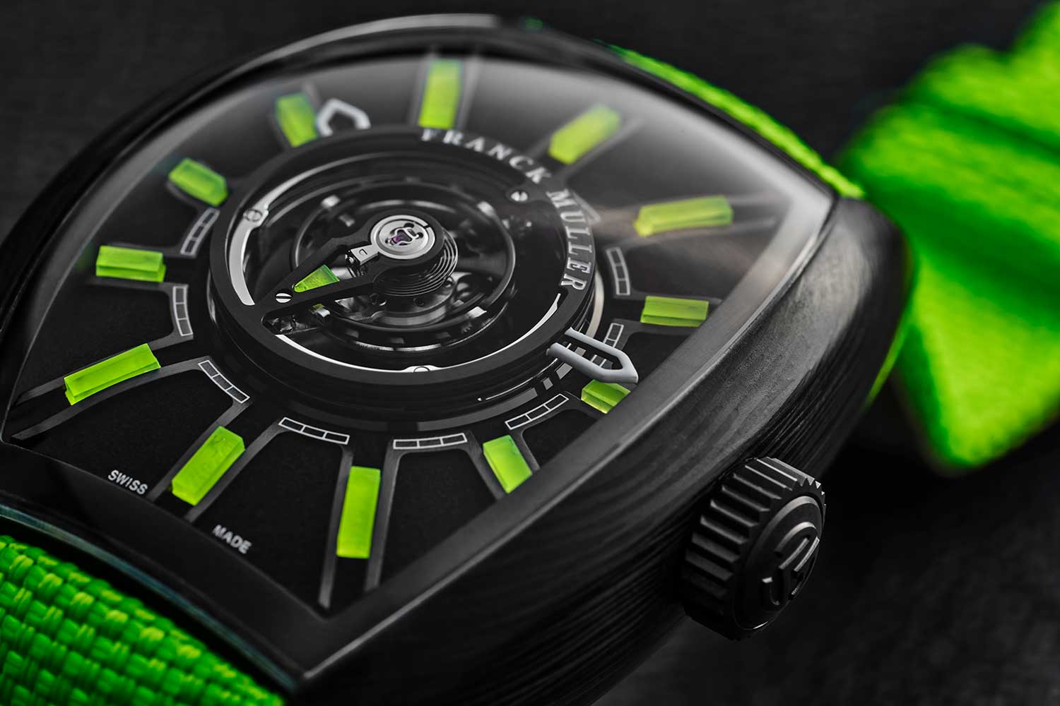 This timepiece is 36.50mm wide and is driven by the automatic MVT FM CX 36T-CTR with four-day power reserve