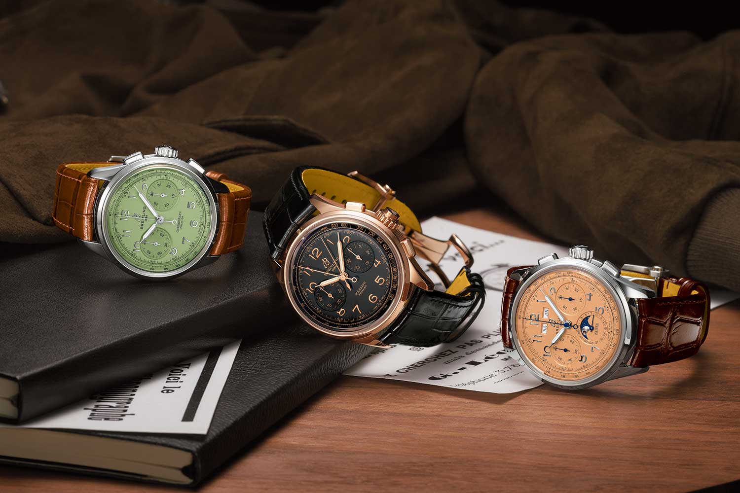 In red gold or steel, the opaline and black dials are the most classical expression of the Premier’s elegant aesthetic