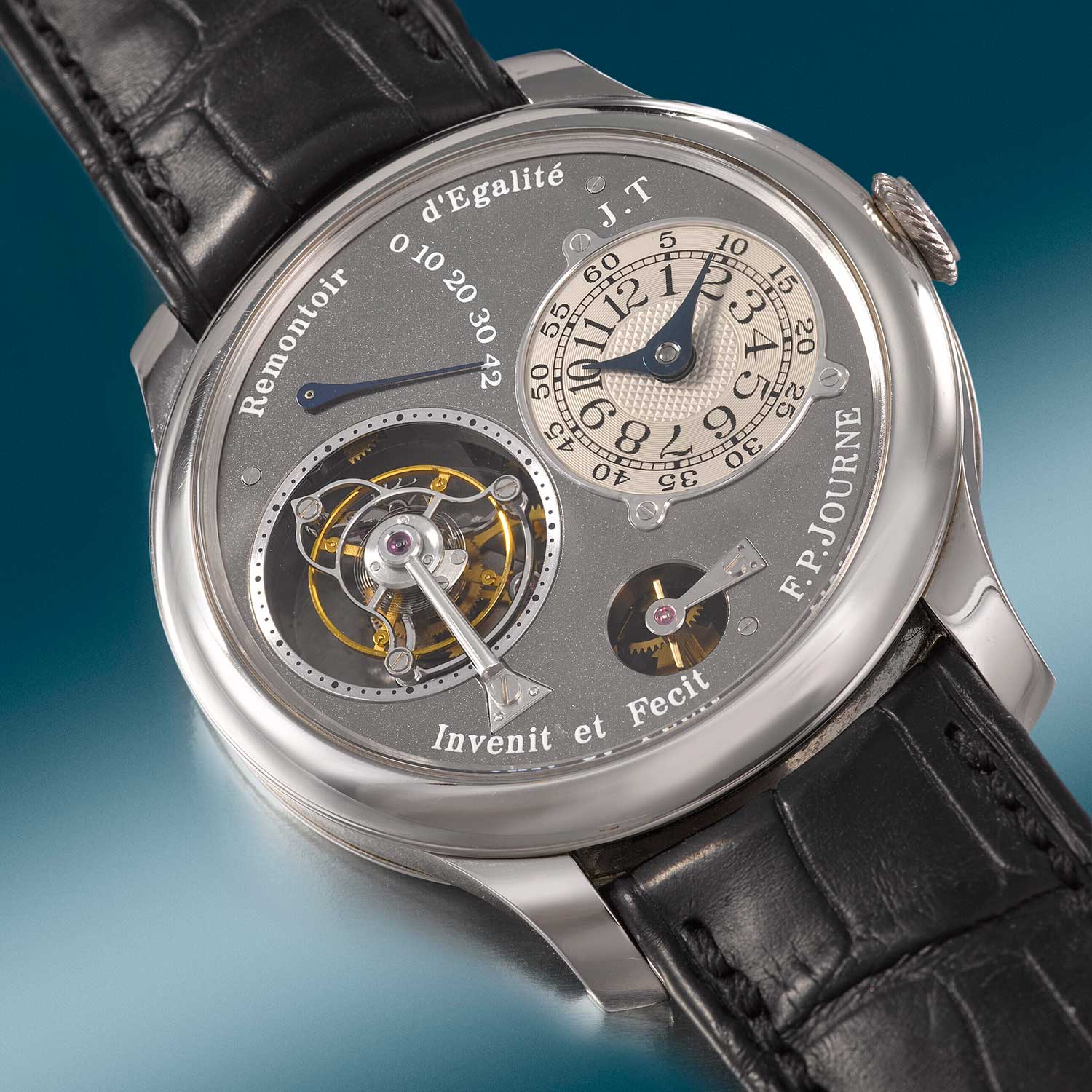 A limited-edition ruthenium example numbered 63/99-01T sold for US$1,085,731 at Christie’s Legendary and Unique Watches in November 2022, setting a record for the series (Image: Christie’s)