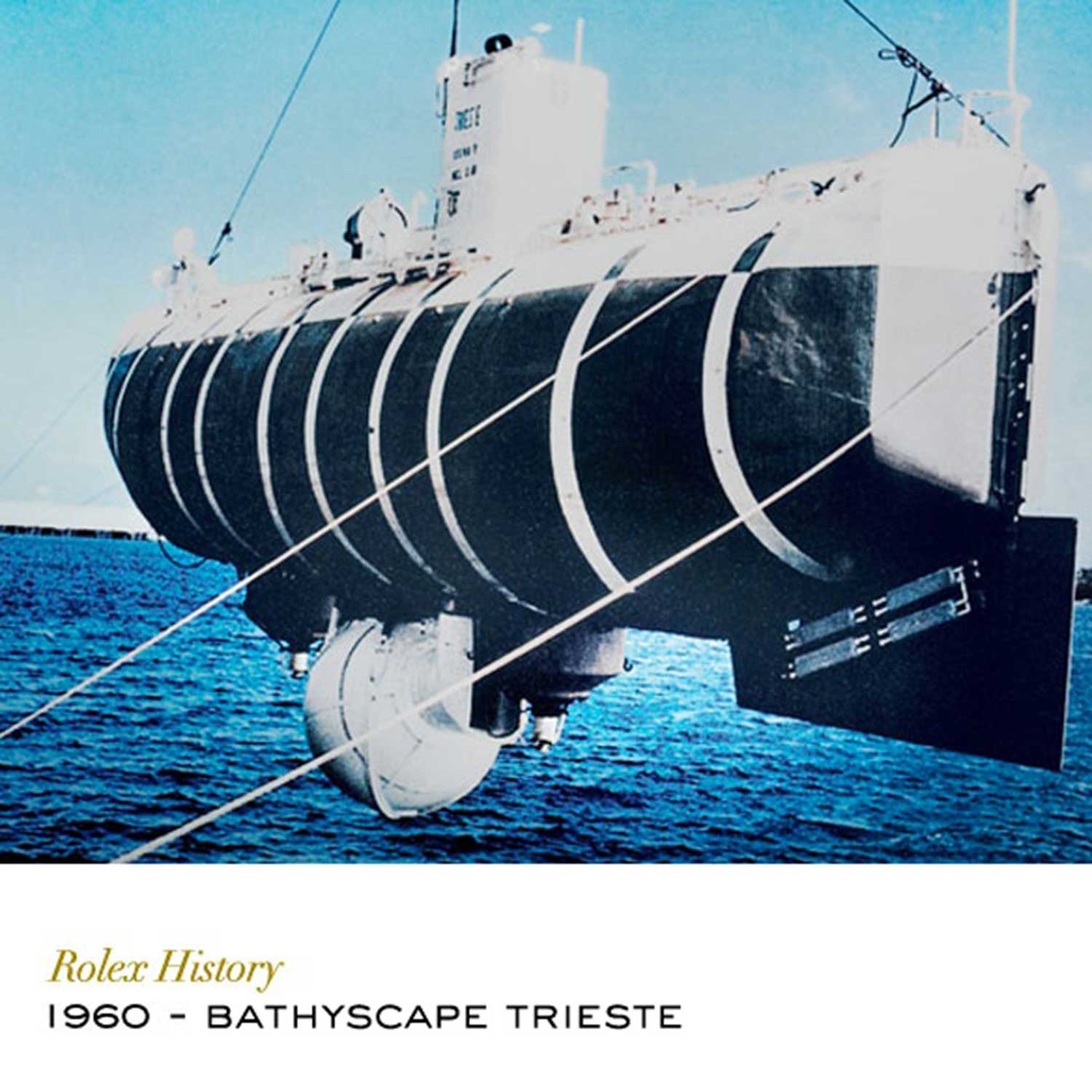 Trieste bathyscaphe, 1960