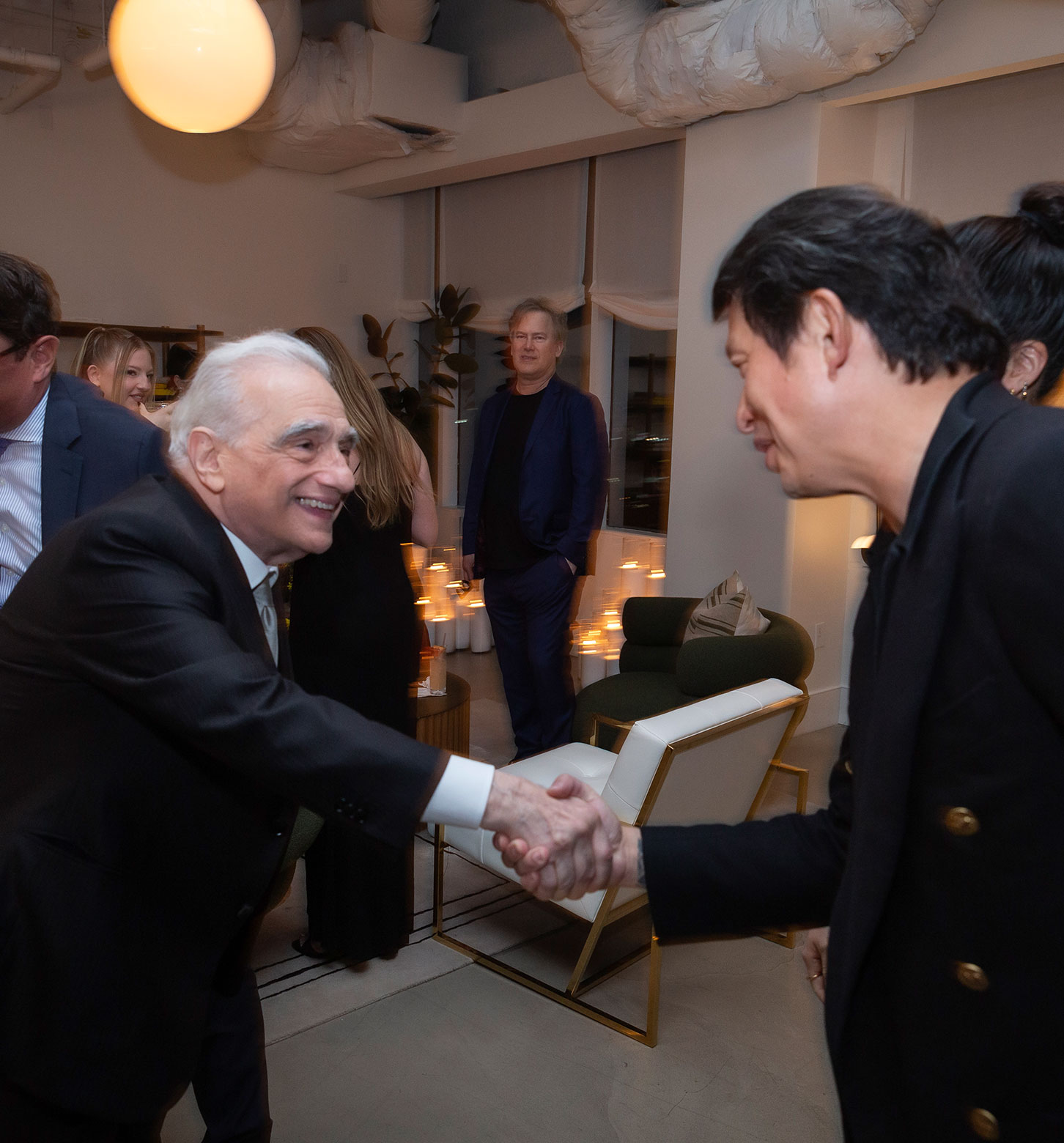 Wei meeting award-winning filmmaker Martin Scorsese