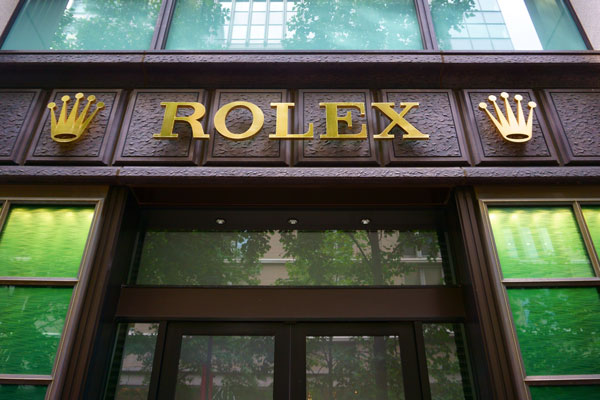 Rolex store homepage banner
