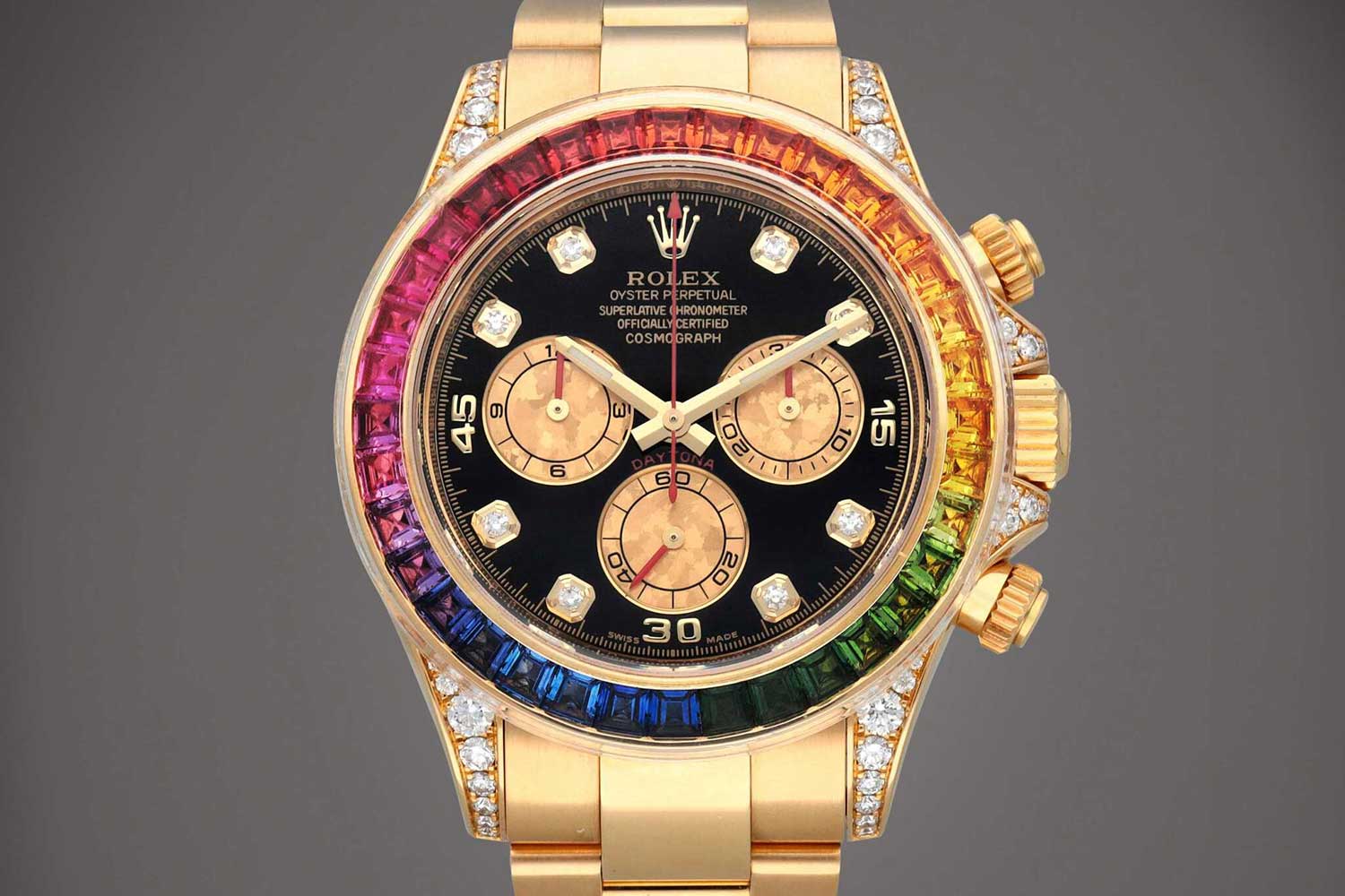 ディアスRAINBOW A Closer Look: The Only Known Rolex 'Rainbow Zenith' Daytona