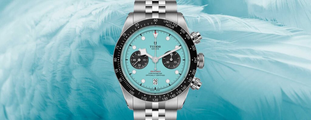 Tudor Black Bay Chronograph Gets A Miami-Flavored Dial Update In &ldquo;Flamingo Blue&rdquo;