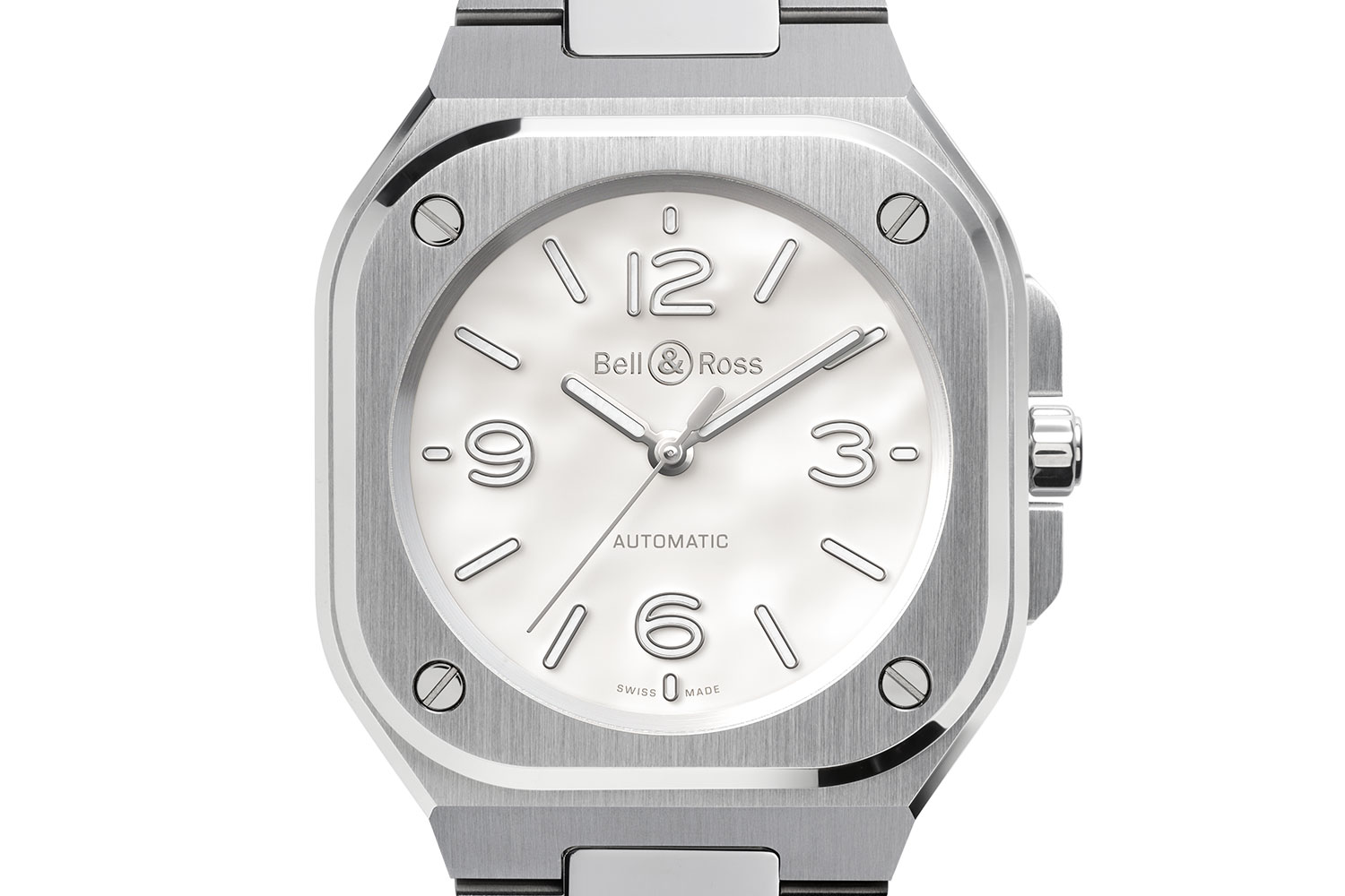 BR-05 36mm in white mother-of-pearl