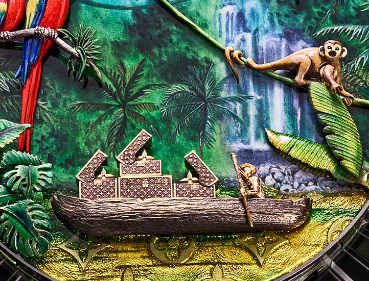 Louis Vuitton Escale en Amazonie pirogue canoe