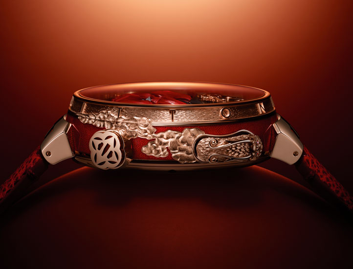 Louis Vuitton Tambour Bushido Automata case