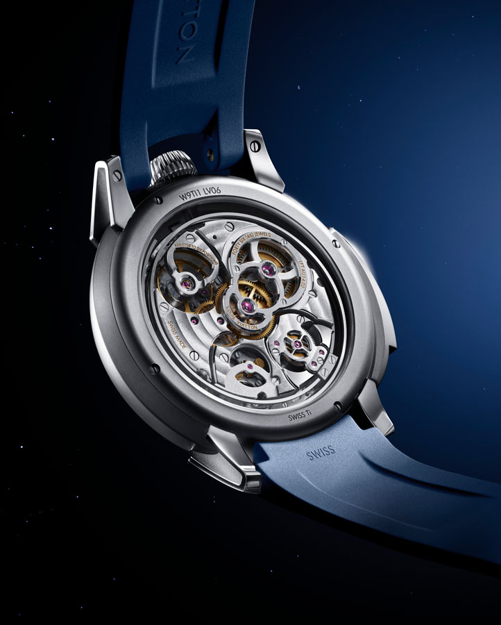 Louis Vuitton Tambour Taiko Galactique case back