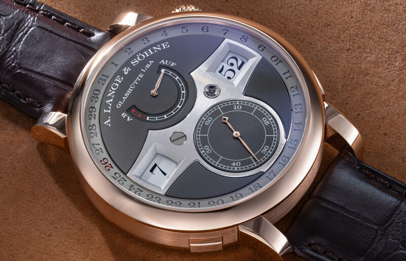 A Closer Look: A. Lange & Söhne Zeitwerk Date in Pink Gold